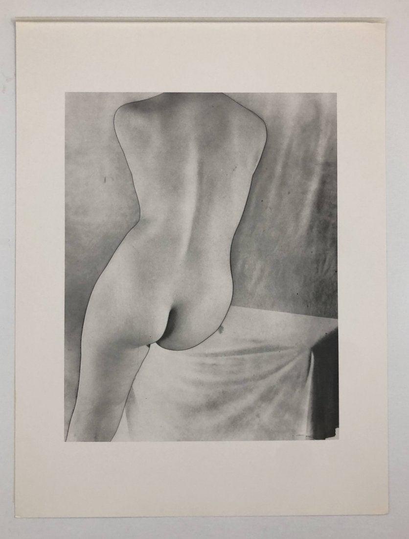 Erwin Blumenfeld - Nude (Back View), Photo-Litho: ERWIN BLUMENFELD (1897-1969) Nude (Back View) Photo-litho From a limited edition portfolio 15 3/4" x 11 3/4" sheet