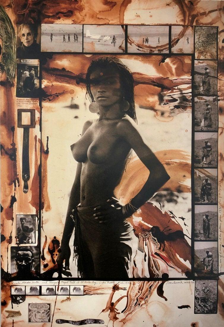 Peter Beard - Untitled, Lake Rudolf, Photo-Litho: PETER BEARD (1938-2020) Untitled, Lake Rudolf Photo-litho Printed circa fourth quarter of 20th c. 14 3/8" x 9 3/8"