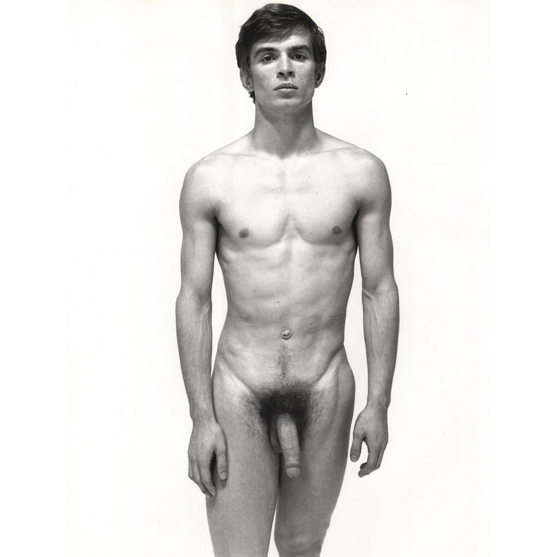 Richard Avedon - Rudolf Nureyev (Dancer) Photo-Litho: RICHARD AVEDON (1923-2004) Rudolf Nureyev, Ballet Dancer - Nude Photo-litho 12" x 9 1/2" Printed circa third/fourth quarter 20th c.
