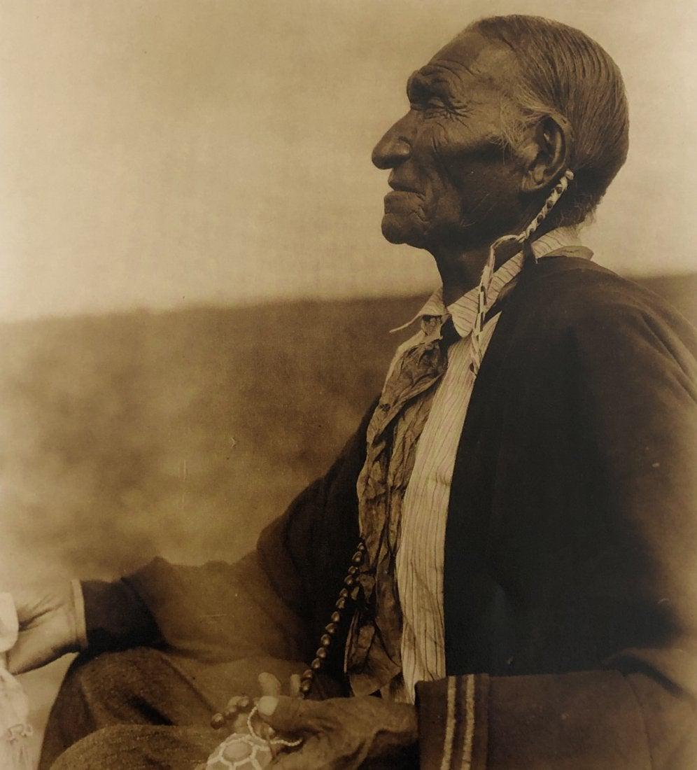 Edward Curtis - Cheyenne Peyote leader, 1927 (1 of 1)
