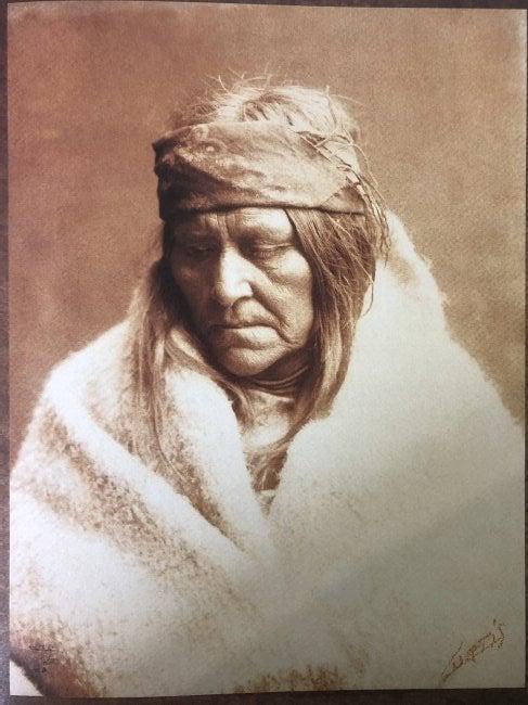 Edward Curtis - Two Bear - Blackfoot Sacred Woman (1 of 1)