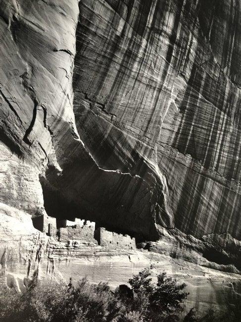 Ansel Adams - White House Ruin, Arizona 1942: ANSEL ADAMS (B.1902-1984) White House Ruin, Canyon de Chelly National Monument, Arizona 1942 Photo-litho 11.5" x 8" Printed second half of 20th Century