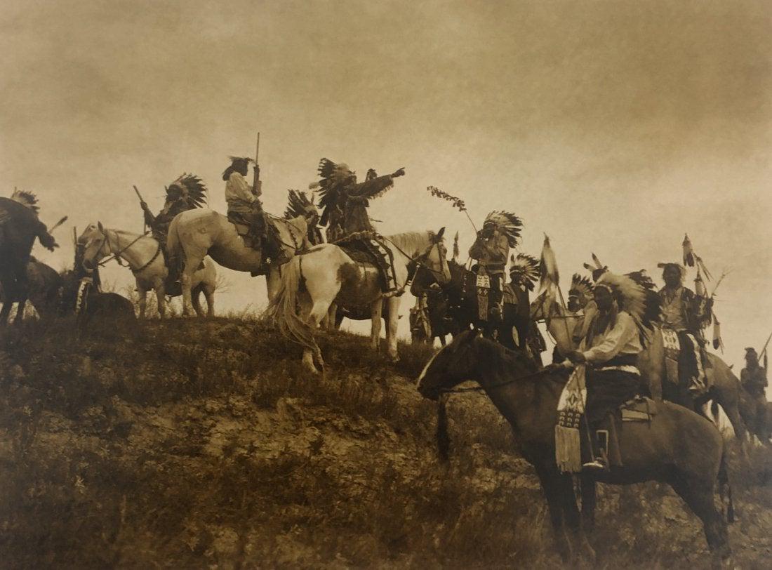 Edward Curtis - Planning a Raid, Oglala Sioux (1 of 1)