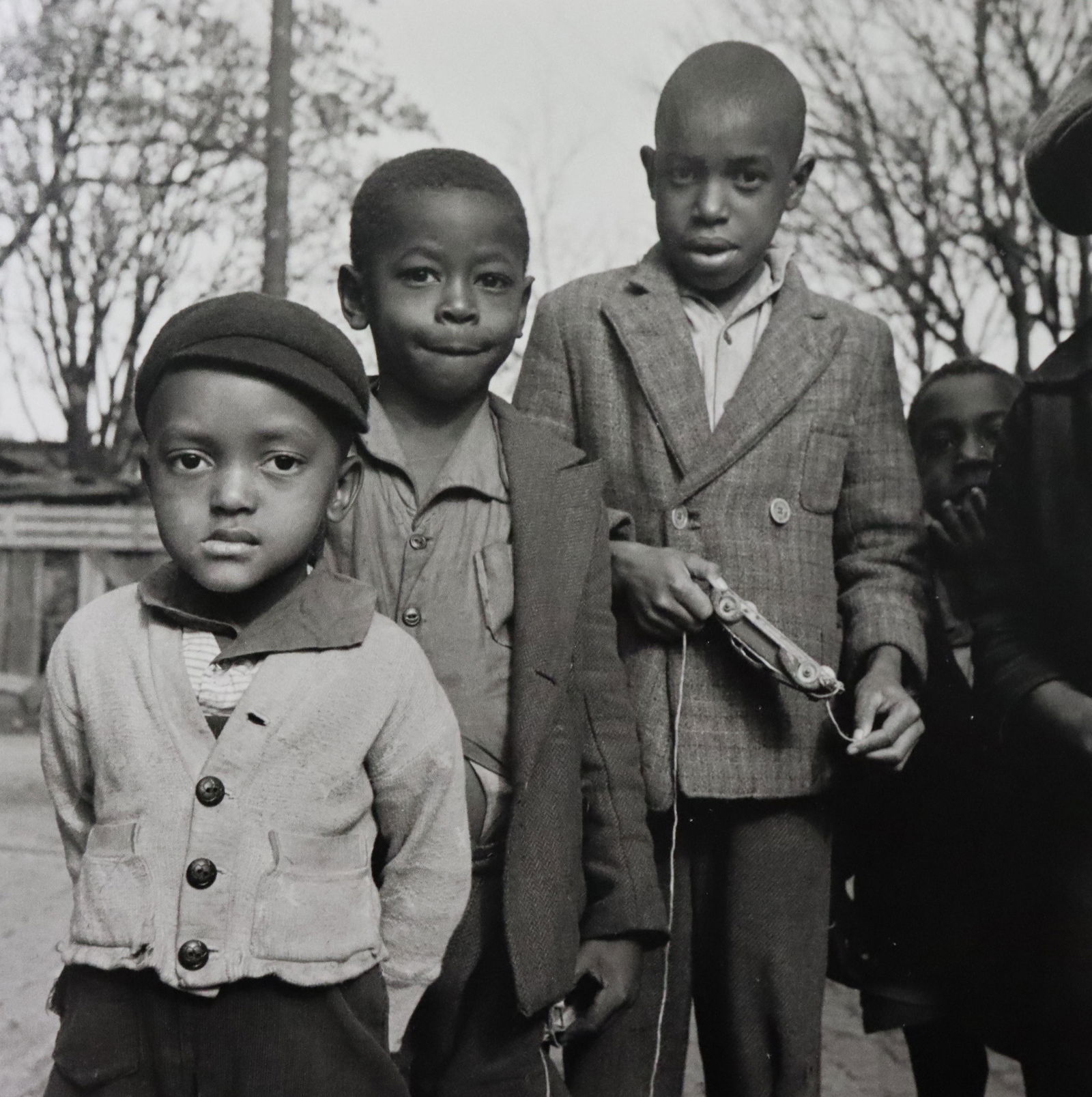 Gordon Parks - Neighborhood Children, Photo-Litho: GORDON PARKS - (1912-2006) Neighborhood Children, Washington, D.C. Photo-Litho Printed later 20th Century 7" x 7" (Image Size)