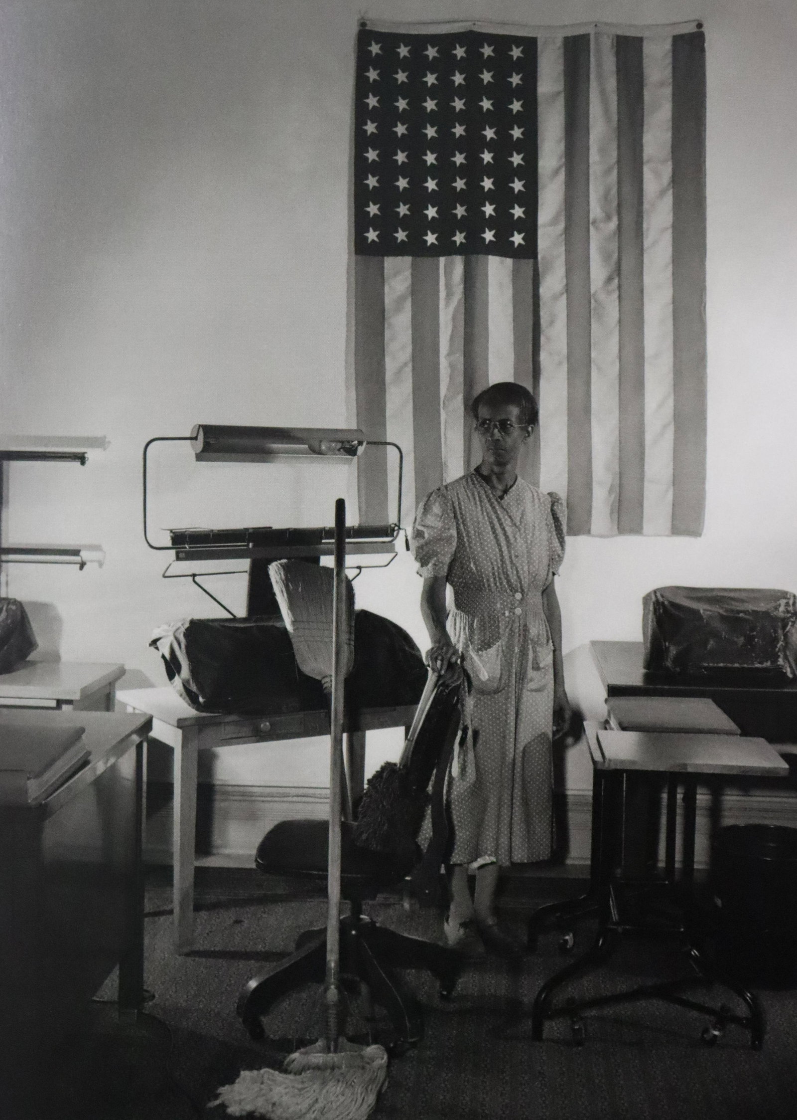 Gordon Parks - Government Chairwoman, Photo-Litho: GORDON PARKS - (1912-2006) Government Chairwoman, Washington, D.C. Photo-Litho Printed later 20th Century 8 3/4" x 6 1/2" (Image Size)