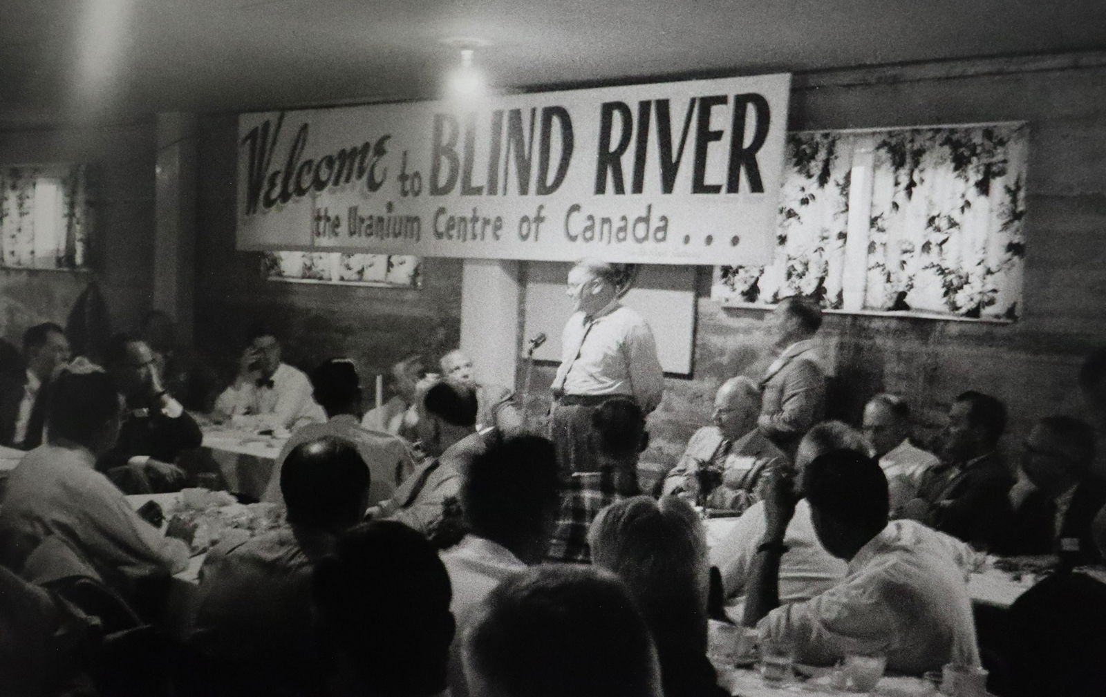 Gordon Parks - Blind River, Ontario, Photo-Litho: GORDON PARKS - (1912-2006) Blind River, Ontario Photo-Litho Printed later 20th Century 5" x 7 3/4" (Image Size)