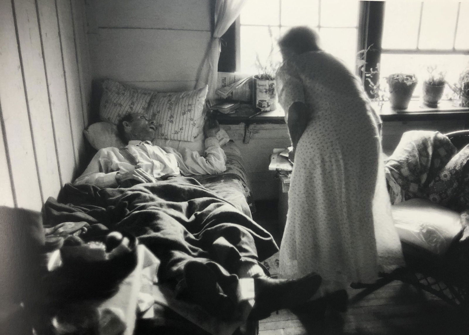 Bruce Davidsons - John & Kate Wall, Photo-Litho: BRUCE DAVIDSON - (B. 1946) John & Kate Wall Photo-Litho Printed circa later third quarter 20th century 6 1/2" x 9 5/8" (Image Size)