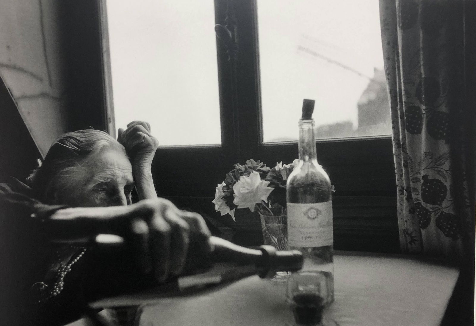 Bruce Davidsons - Widow of Montmartre, Photo-Litho: BRUCE DAVIDSON - (B. 1946) The Widow of Montmartre Photo-Litho Printed circa later third quarter 20th century 6 3/8" x 9 5/8" (Image Size)