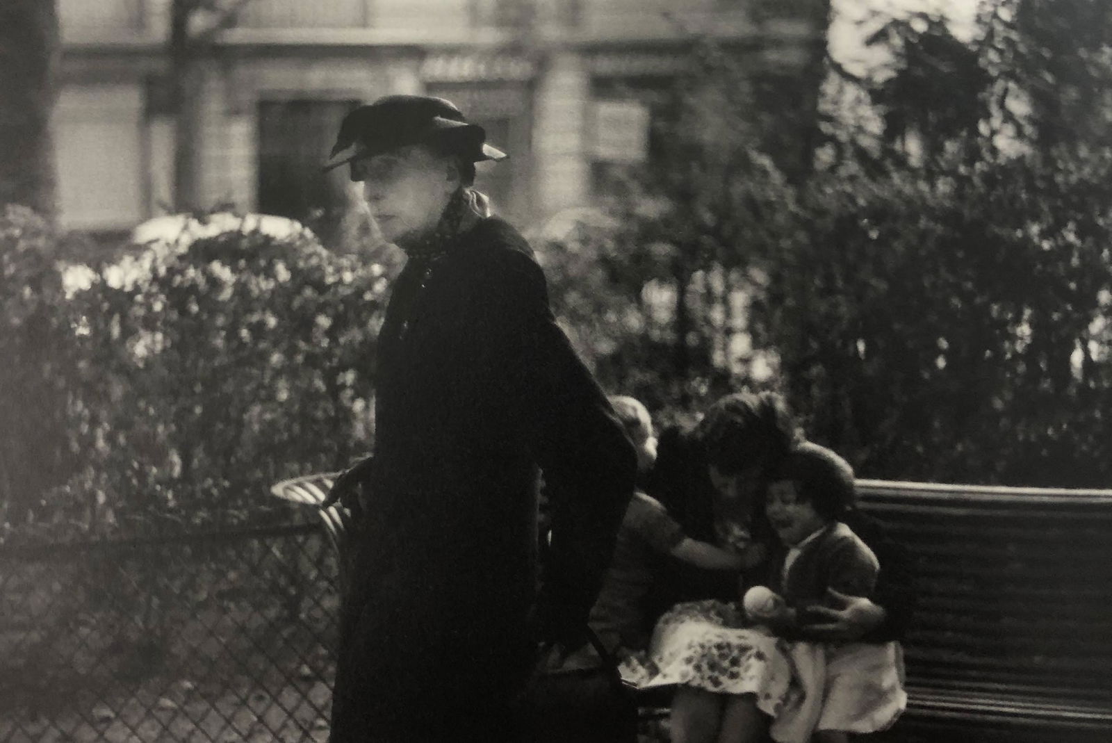 Bruce Davidsons - Widow of Montmartre, Photo-Litho: BRUCE DAVIDSON - (B. 1946) The Widow of Montmartre Photo-Litho Printed circa later third quarter 20th century 6 3/8" x 9 5/8" (Image Size)