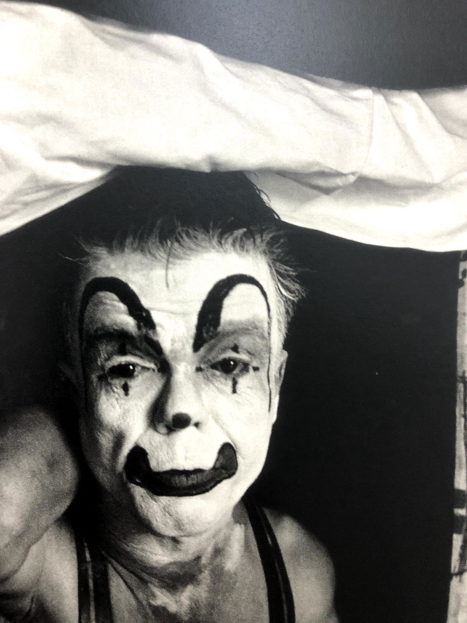 Bruce Davidsons - Cycle Beatty Circus, Photo-Litho: BRUCE DAVIDSON - (B. 1946) The Dwarf and the Clyde Beatty Circus Photo-Litho Printed circa later third quarter 20th century 9 1/8" x 6 1/4" (Image Size)