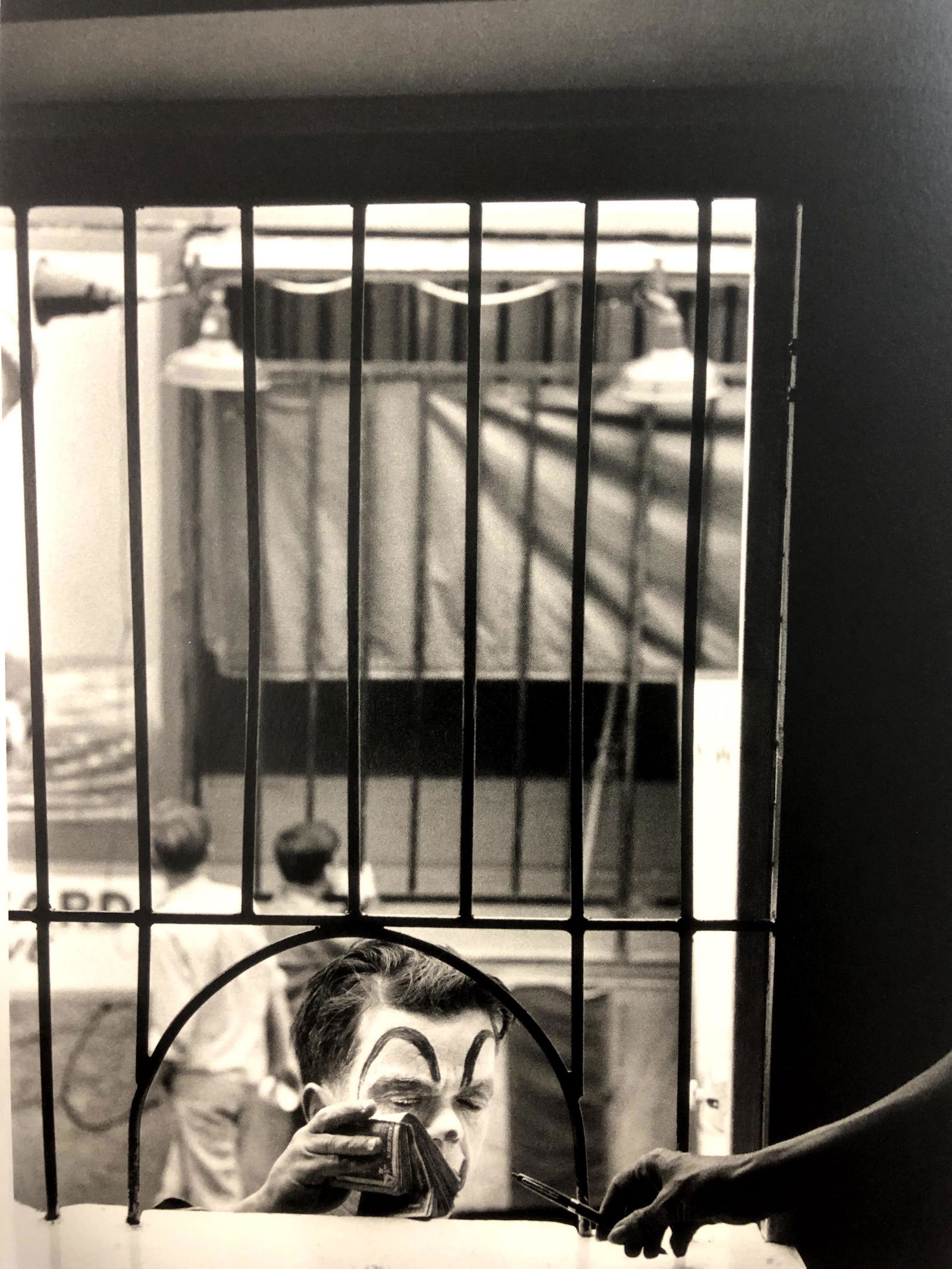 Bruce Davidsons - Cycle Beatty Circus, Photo-Litho: BRUCE DAVIDSON - (B. 1946) The Dwarf and the Clyde Beatty Circus Photo-Litho Printed circa later third quarter 20th century 9 1/8" x 6 1/8" (Image Size)