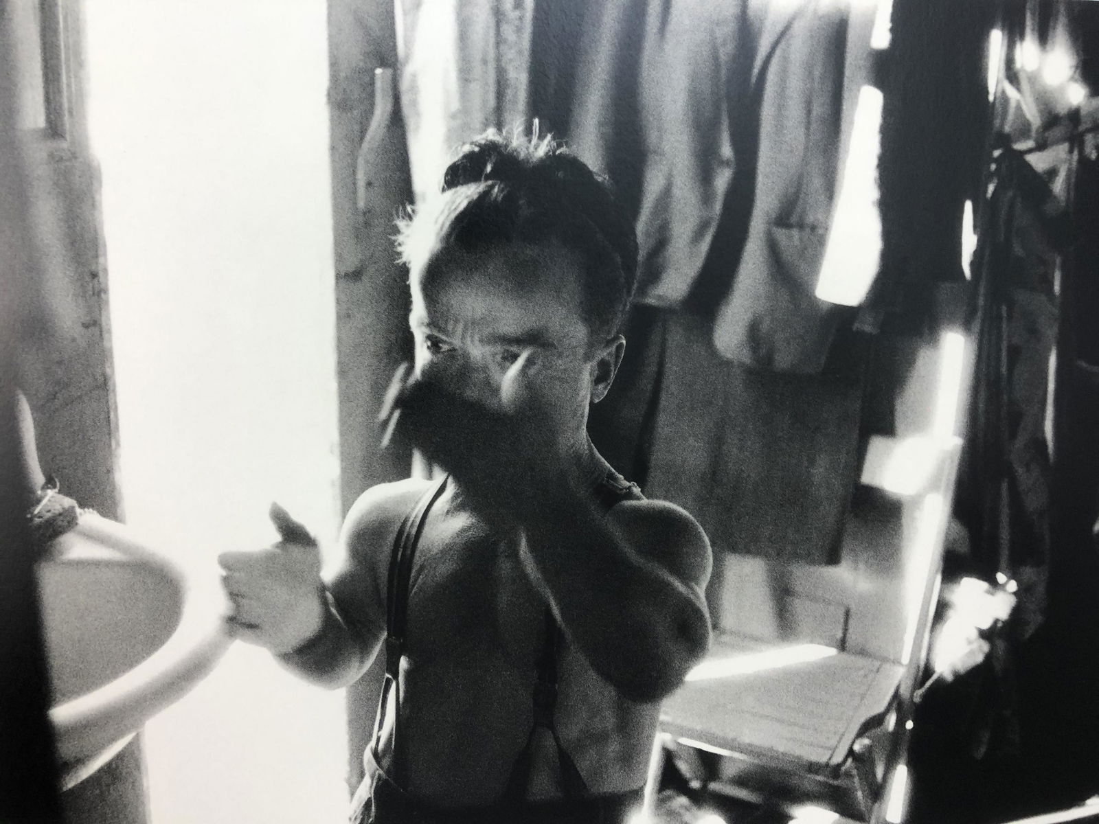 Bruce Davidsons - Cycle Beatty Circus, Photo-Litho: BRUCE DAVIDSON - (B. 1946) The Dwarf and the Clyde Beatty Circus Photo-Litho Printed circa later third quarter 20th century 6 3/8" x 9 5/8" (Image Size)