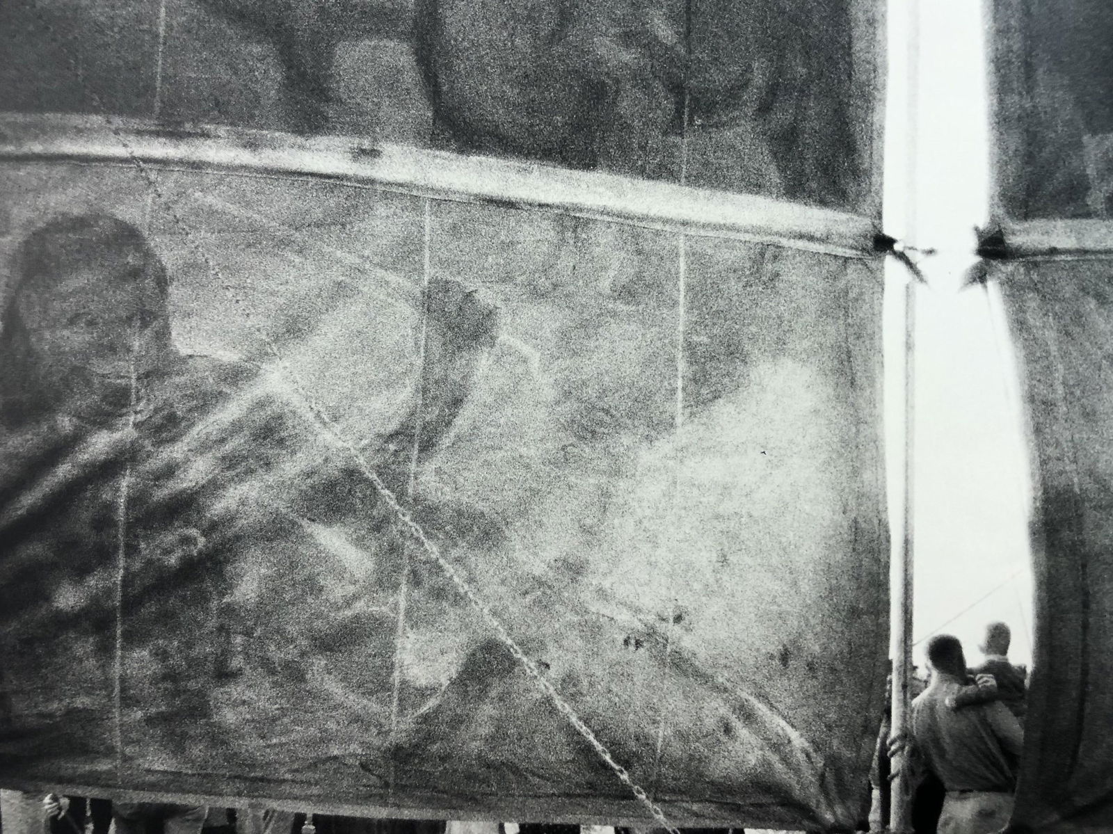 Bruce Davidsons - Cycle Beatty Circus, Photo-Litho: BRUCE DAVIDSON - (B. 1946) The Dwarf and the Clyde Beatty Circus Photo-Litho Printed circa later third quarter 20th century 6 3/8" x 9 5/8" (Image Size)