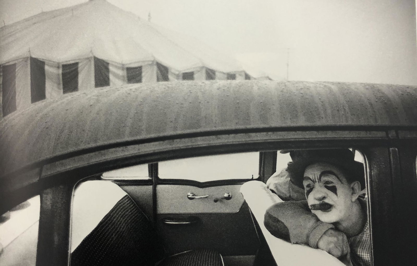 Bruce Davidsons - Cycle Beatty Circus, Photo-Litho: BRUCE DAVIDSON - (B. 1946) The Dwarf and the Clyde Beatty Circus Photo-Litho Printed circa later third quarter 20th century 9 1/8" x 6 1/8" (Image Size)