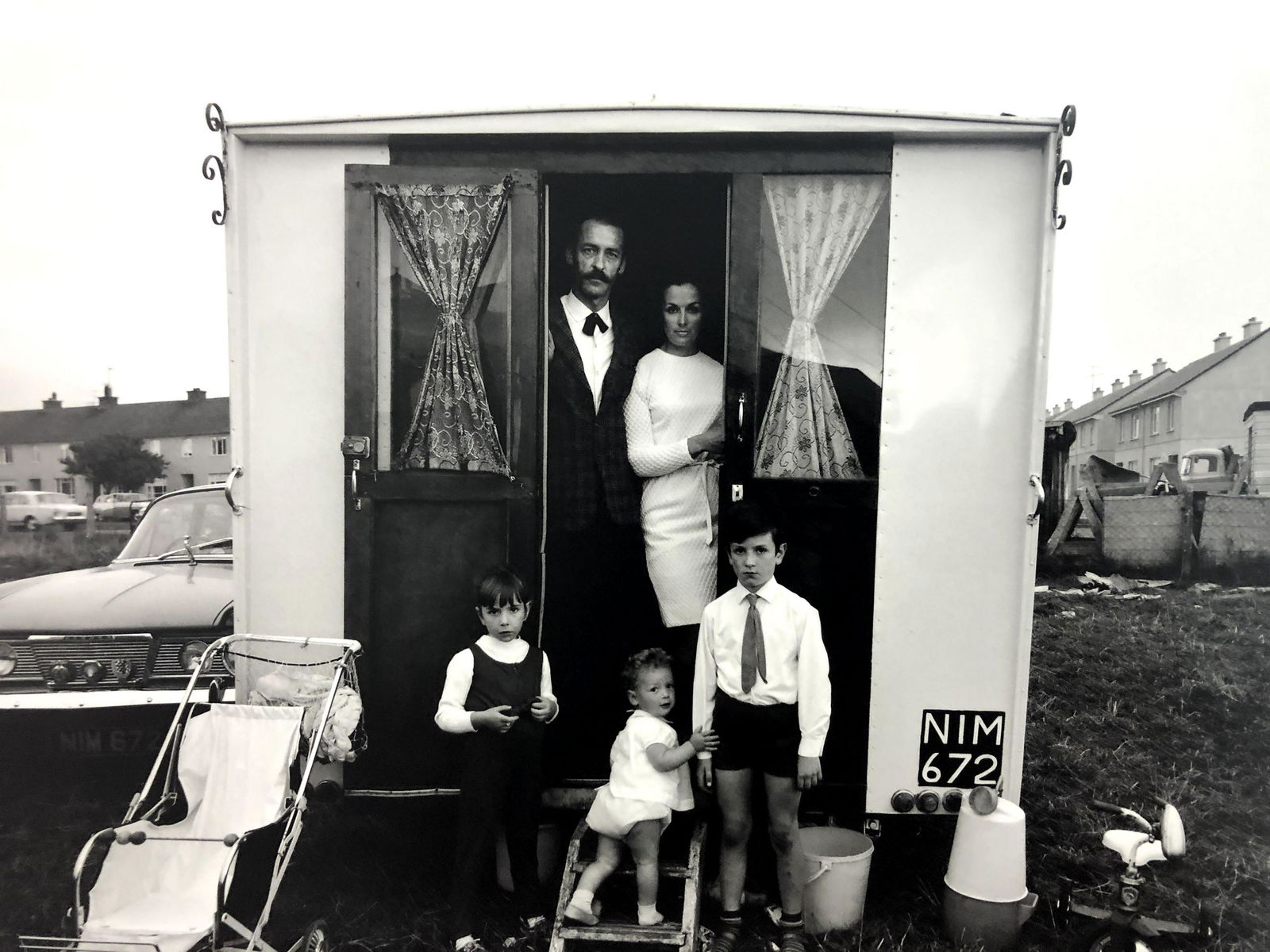 Bruce Davidsons - The Duffy Circus, Photo-Litho: BRUCE DAVIDSON - (B. 1946) The Duffy Circus, Ireland Photo-Litho Printed circa later third quarter 20th century 7 5/8" x 9 5/8" (Image Size)