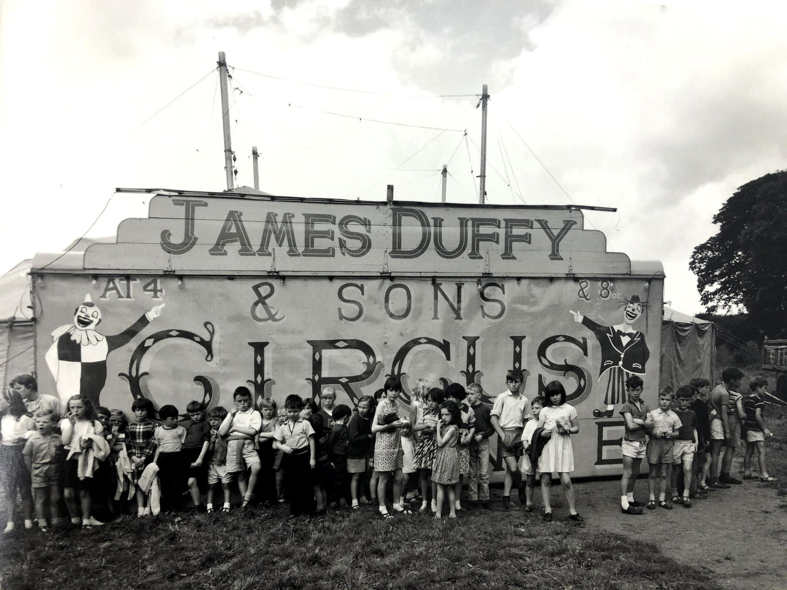 Bruce Davidsons - The Duffy Circus, Photo-Litho: BRUCE DAVIDSON - (B. 1946) The Duffy Circus, Ireland Photo-Litho Printed circa later third quarter 20th century 7 5/8" x 9 5/8" (Image Size)