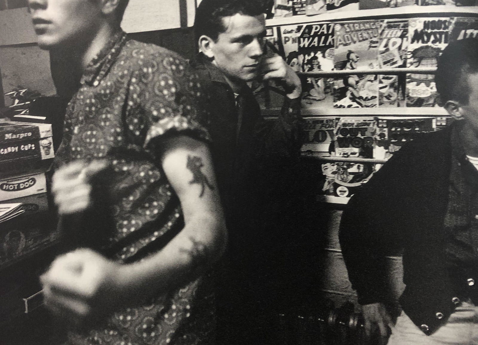 Bruce Davidsons - The Brooklyn Gang, Photo-Litho: BRUCE DAVIDSON - (B. 1946) The Brooklyn Gang Photo-Litho Printed circa later third quarter 20th century 6 3/8" x 9 5/8" (Image Size)