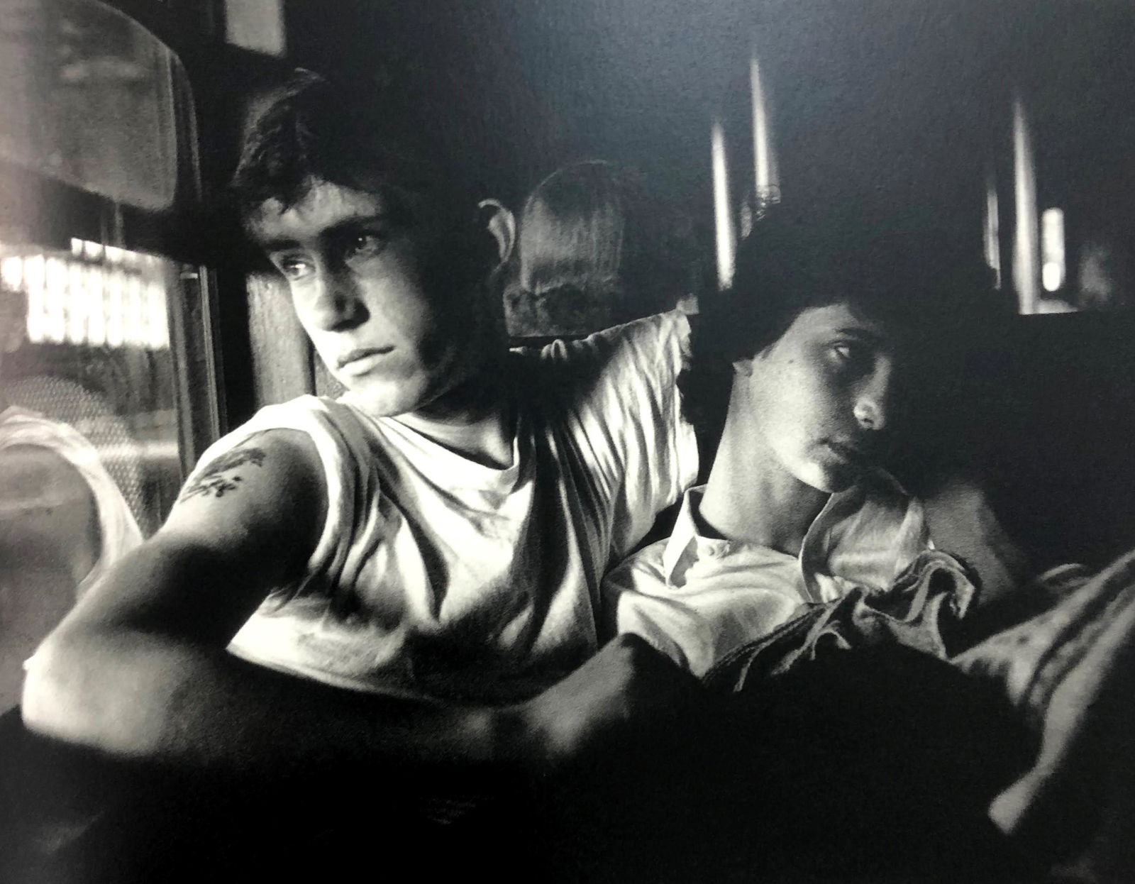 Bruce Davidsons - The Brooklyn Gang, Photo-Litho: BRUCE DAVIDSON - (B. 1946) The Brooklyn Gang Photo-Litho Printed circa later third quarter 20th century 6 3/8" x 9 5/8" (Image Size)