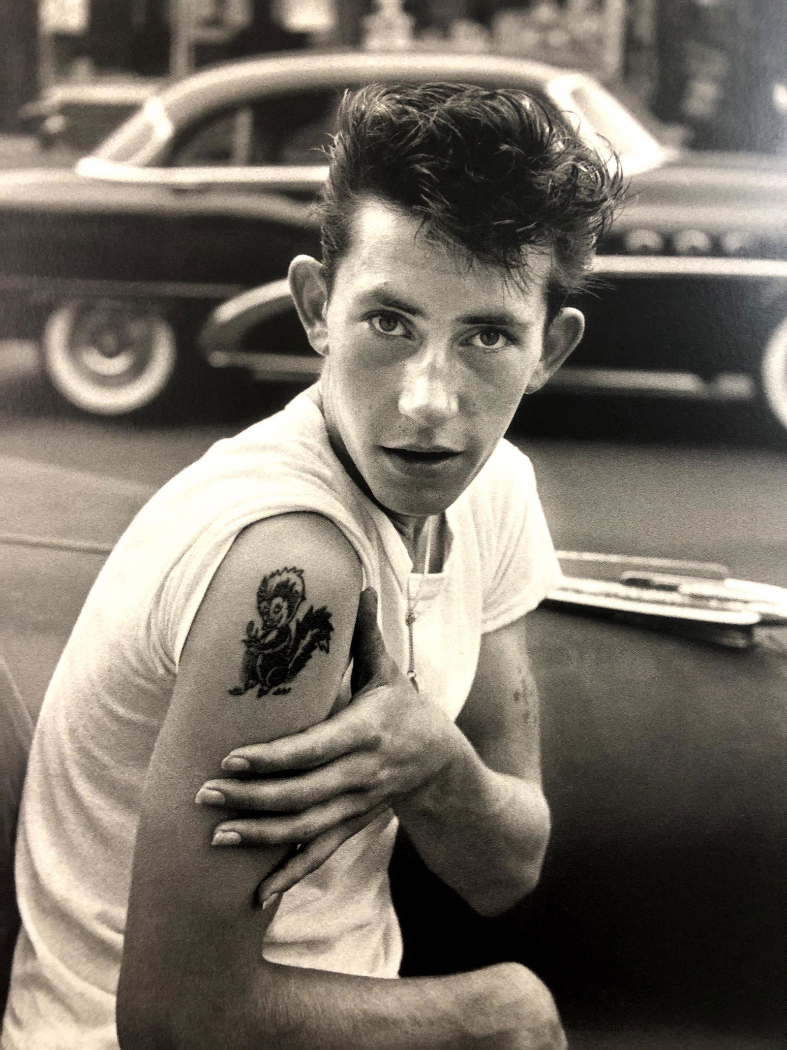Bruce Davidsons - The Brooklyn Gang, Photo-Litho: BRUCE DAVIDSON - (B. 1946) The Brooklyn Gang Photo-Litho Printed circa later third quarter 20th century 9 1/8" x 6 1/8" (Image Size)