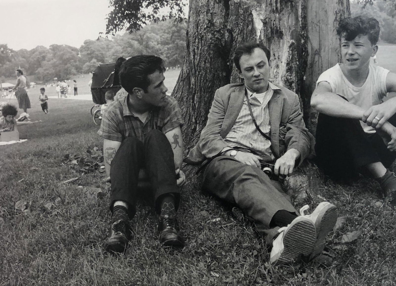 Bruce Davidsons - The Brooklyn Gang, Photo-Litho: BRUCE DAVIDSON - (B. 1946) The Brooklyn Gang Photo-Litho Printed circa later third quarter 20th century 6 3/8" x 9 5/8" (Image Size)