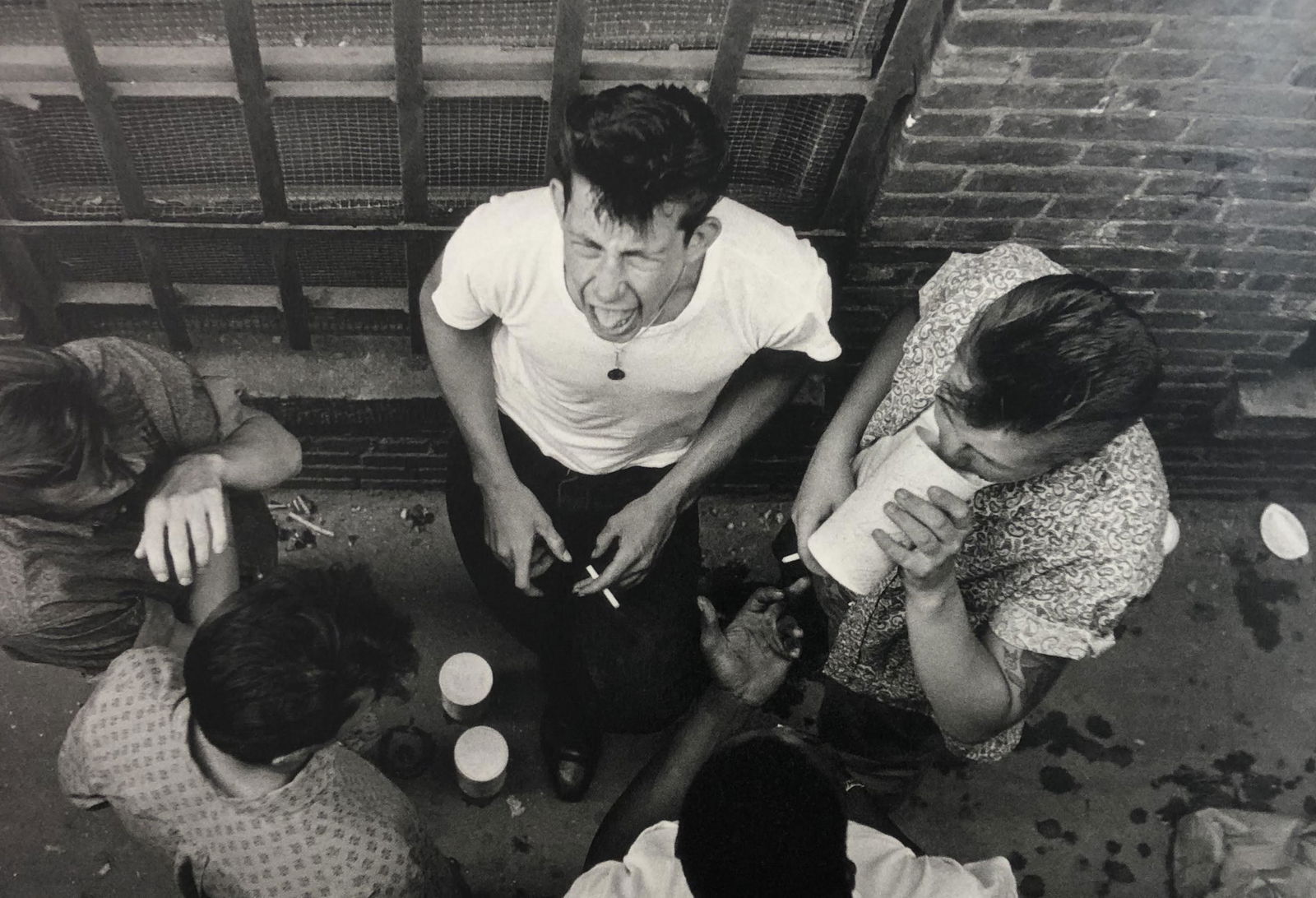 Bruce Davidsons - The Brooklyn Gang, Photo-Litho: BRUCE DAVIDSON - (B. 1946) The Brooklyn Gang Photo-Litho Printed circa later third quarter 20th century 6 3/8" x 9 5/8" (Image Size)