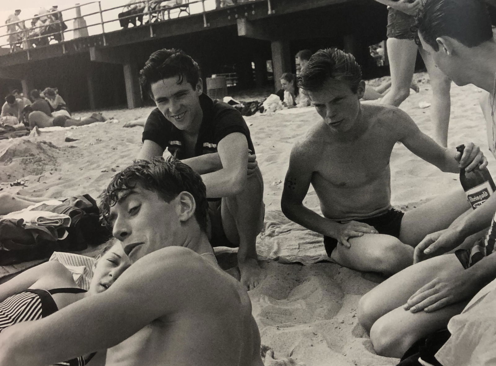 Bruce Davidsons - The Brooklyn Gang, Photo-Litho: BRUCE DAVIDSON - (B. 1946) The Brooklyn Gang Photo-Litho Printed circa later third quarter 20th century 6 3/8" x 9 5/8" (Image Size)
