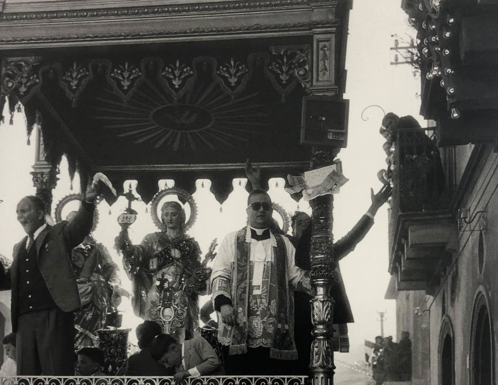 Bruce Davidsons - Sicily, Photo-Litho: BRUCE DAVIDSON - (B. 1946) Sicily Photo-Litho Printed circa later third quarter 20th century 6 3/8" x 9 5/8" (Image Size)