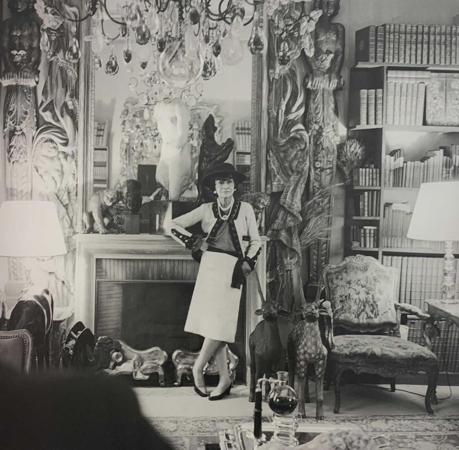 Cecil Beaton - Coco Chanel, Photo-Litho: CECIL BEATON - (B.1904-1980) Coco Chanel, 3I rue Cambon, Paris Photo-Litho Printed circa late 20th Century 10 1/4" x 10 1/8" (Image Size)