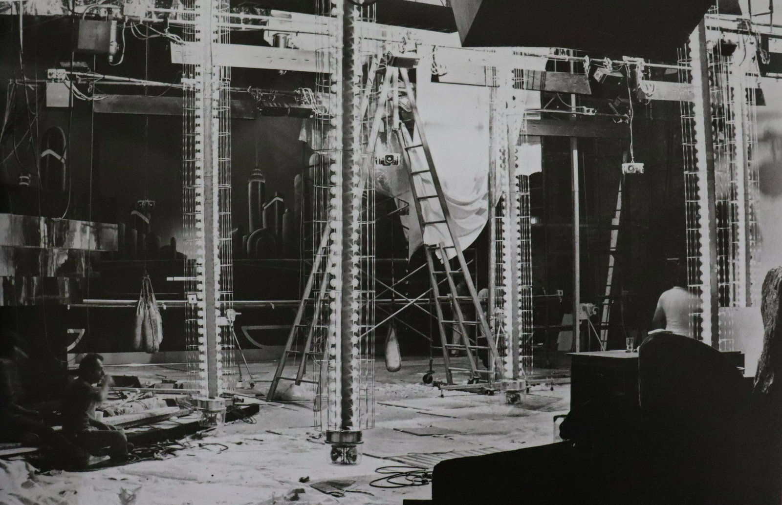 Chase Pole lights, Studio 54, Photo-Litho: UNKNOWN PHOTOGRAPHER Chase Pole Lights, Studio 54 Photo-Litho Printed circa late 20th century "7 1/2 x 11 1/4" (Image Size)