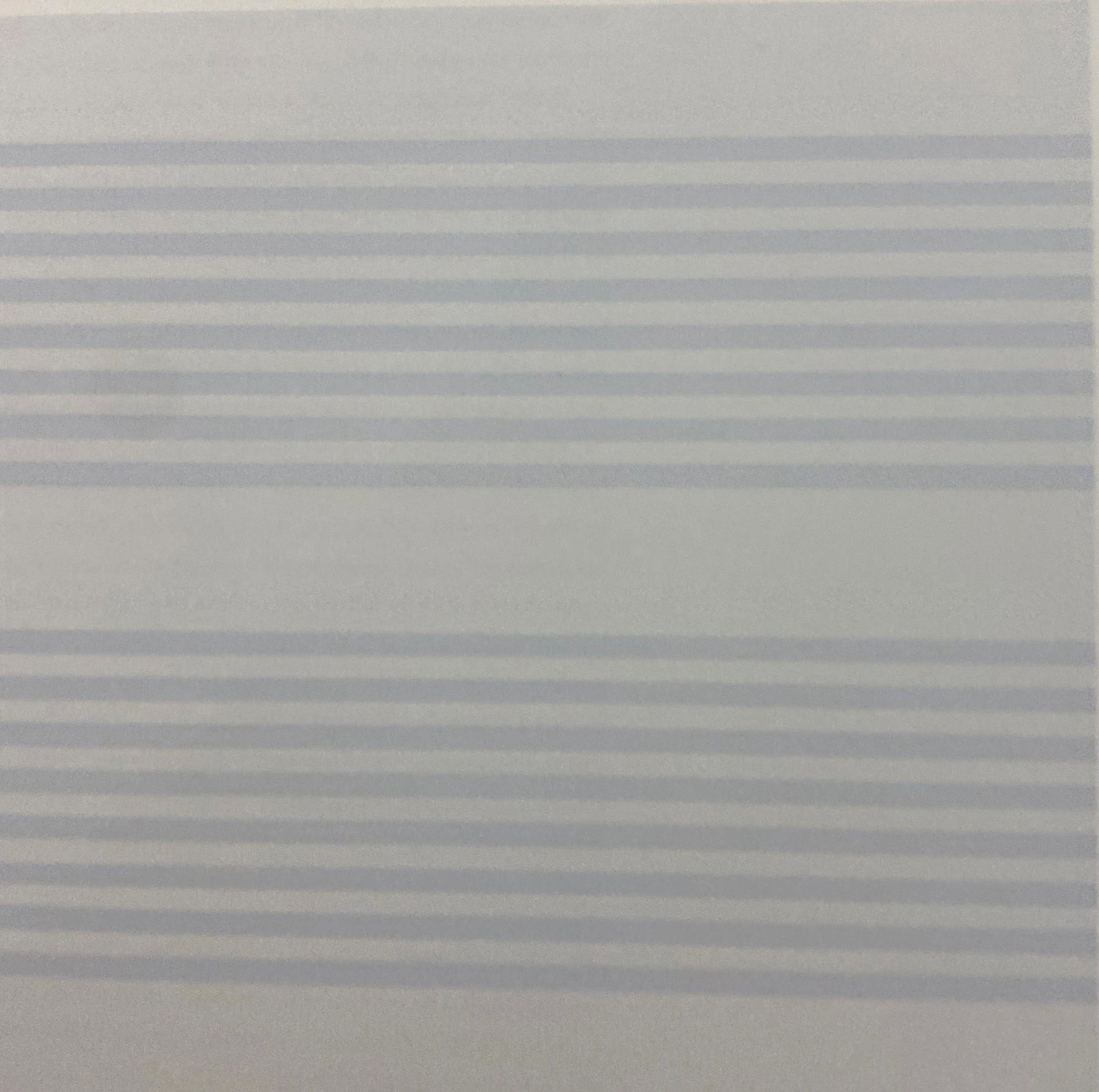 Agnes Martin - I Love World, Colored Offset-lithograph: AGNES MARTIN (B.1912-2004) I Love the Whole World Colored offset lithograph Printed circa late 20th Century 5 5/8" x 5 5/8" (Image Size)