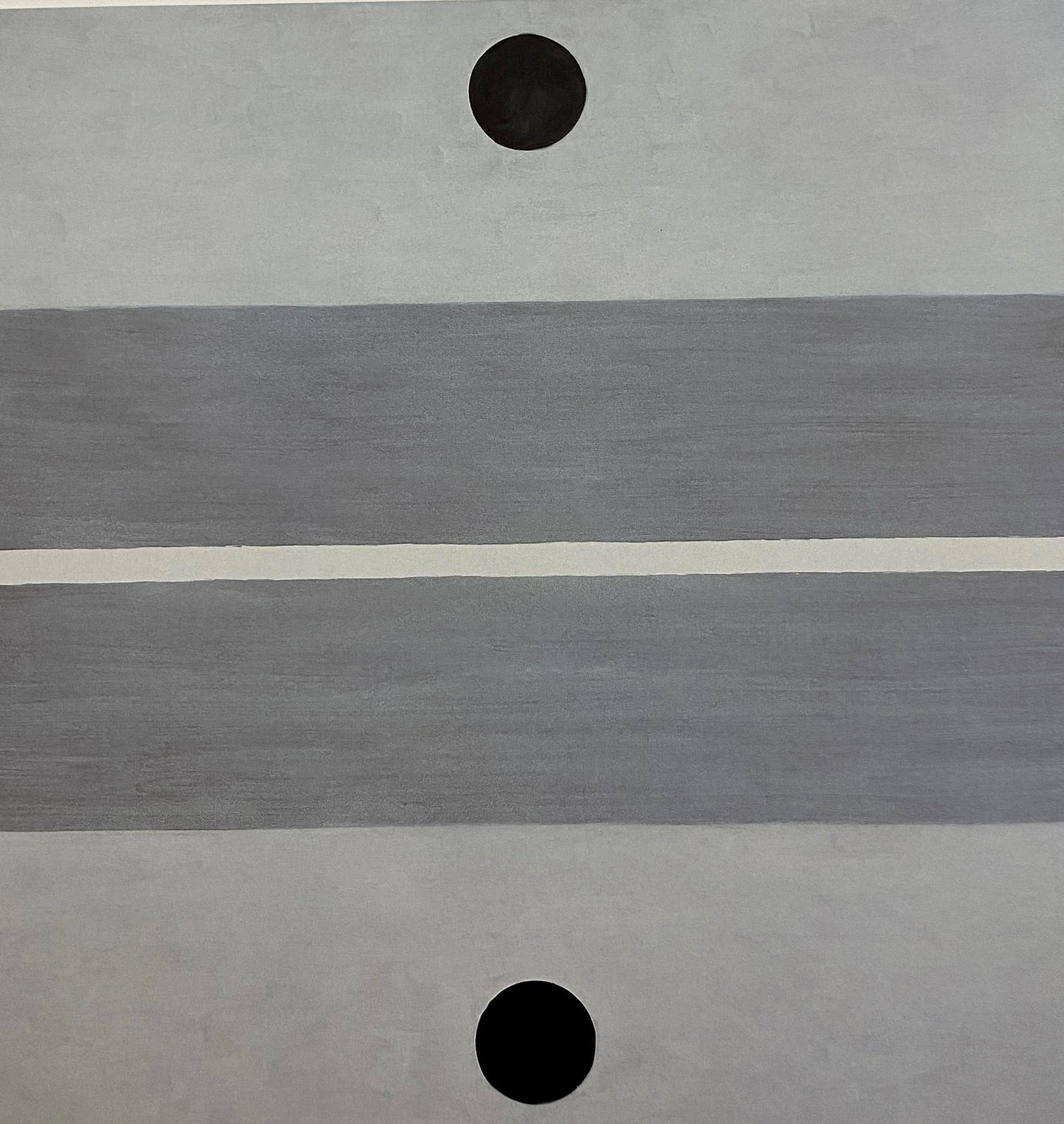 Agnes Martin - Untitled, Colored Offset-lithograph: AGNES MARTIN (B.1912-2004) Untitled Colored offset lithograph Printed circa late 20th Century 7" x 7" (Image Size)