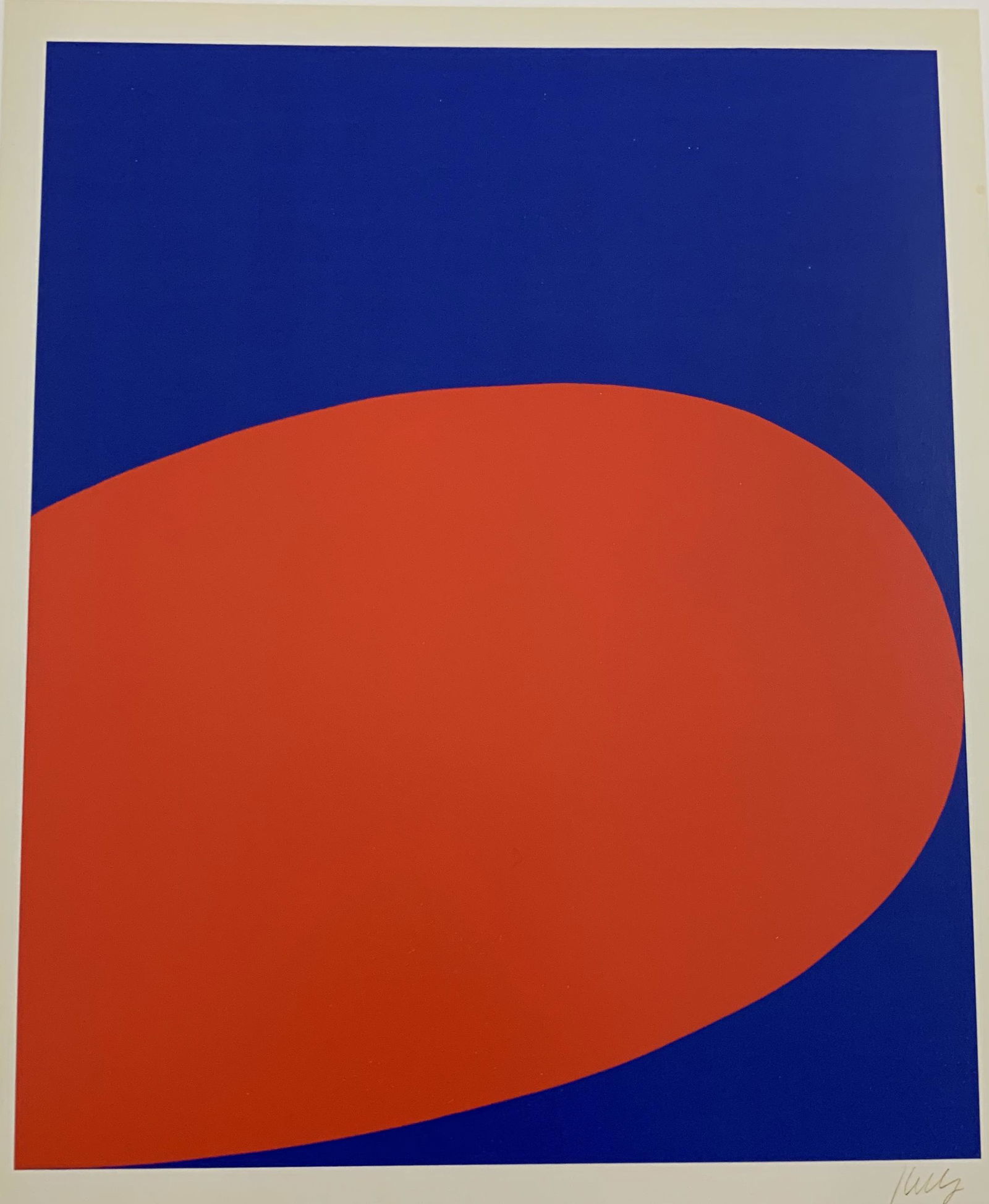 Ellsworth Kelly - Red Blue, Colored Offset-Lithograph (1 of 1)