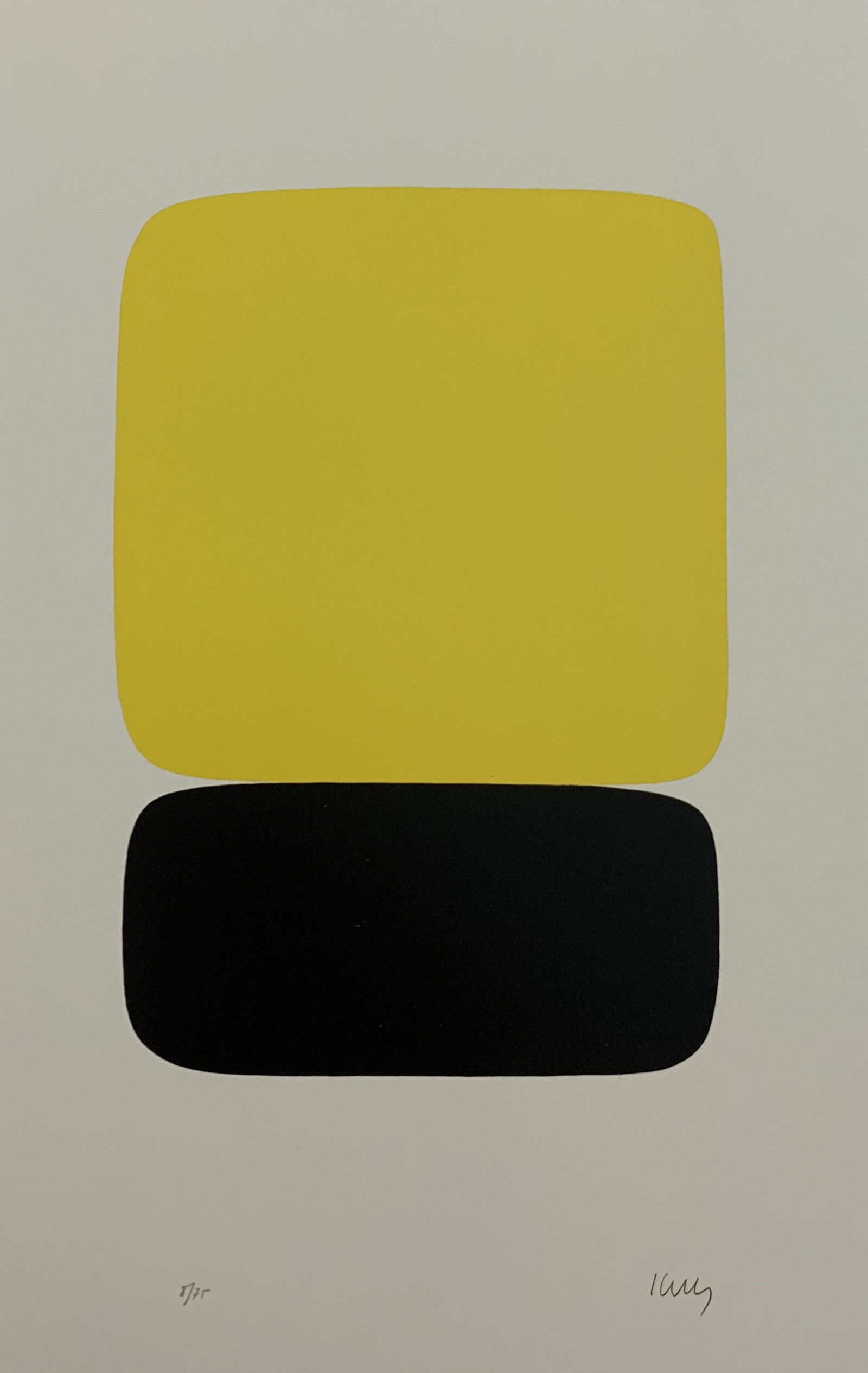 Ellsworth Kelly - Yellow, Colored Offset-lithograph (1 of 1)