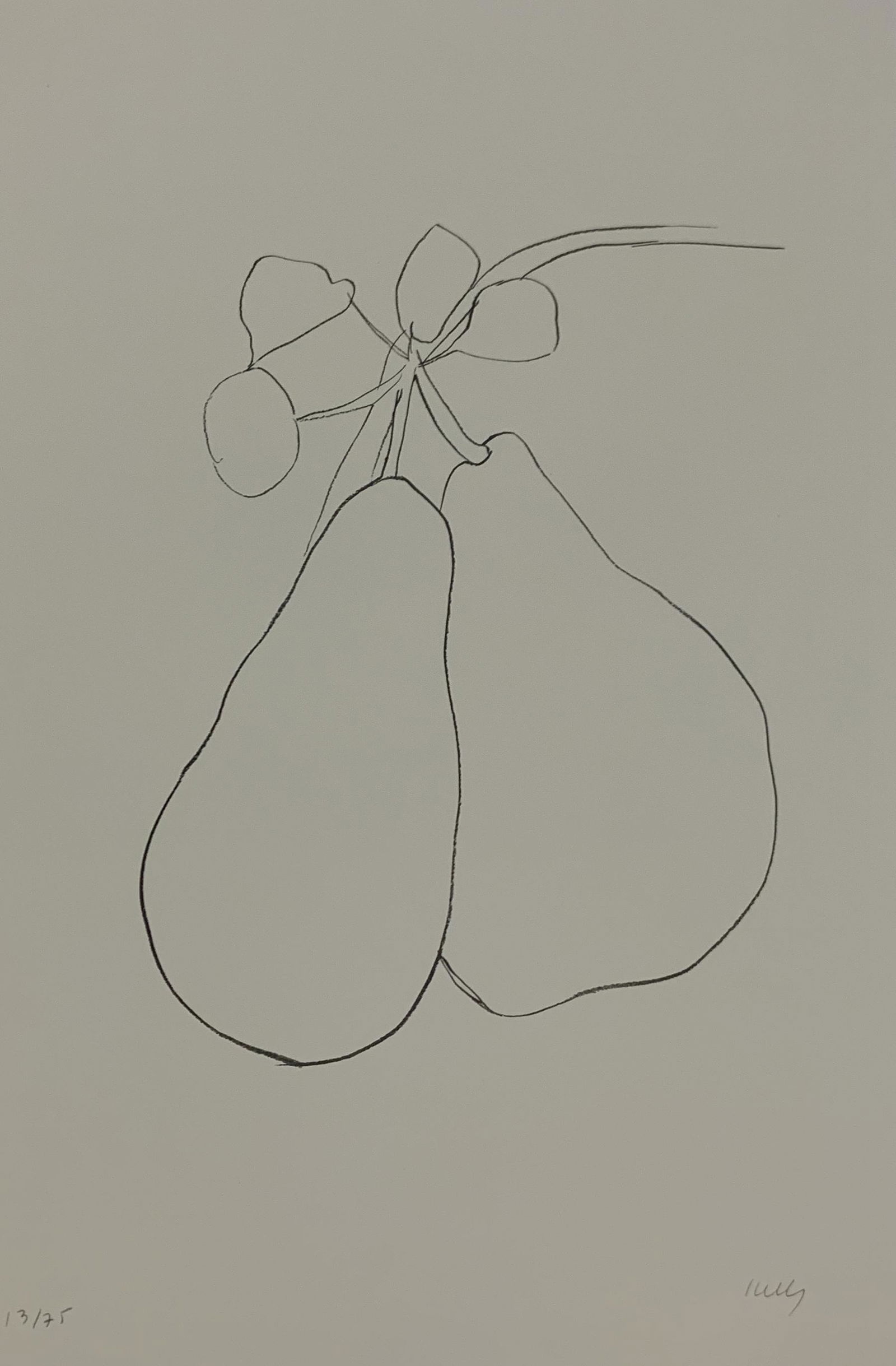 Ellsworth Kelly - Pear, Colored Offset-lithograph (1 of 1)