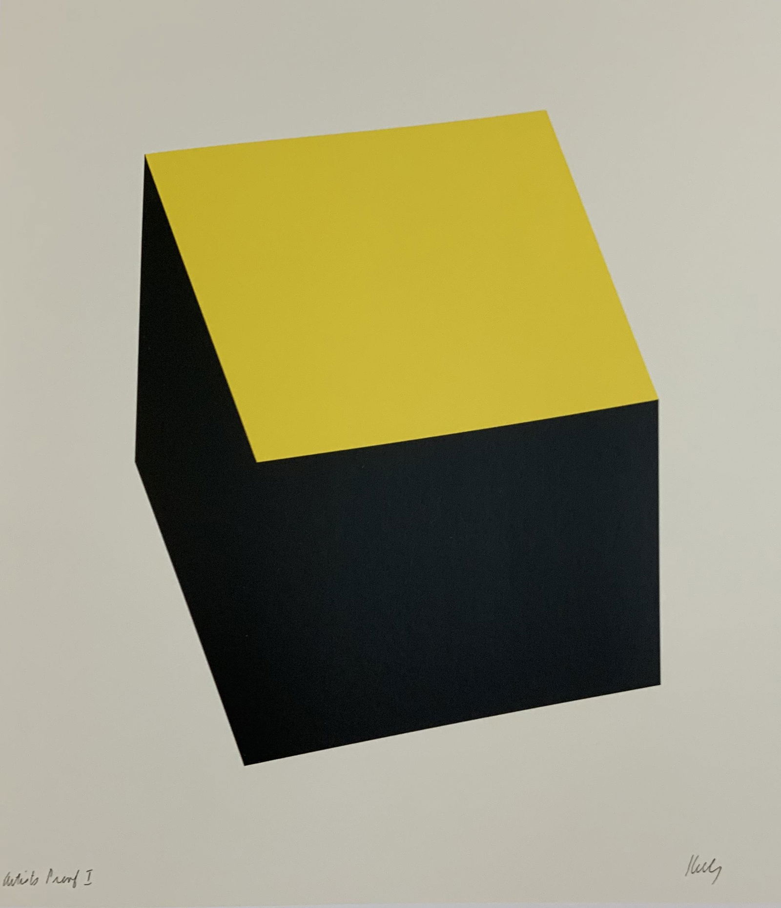 Ellsworth Kelly - Yellow, Colored Offset-lithograph (1 of 1)