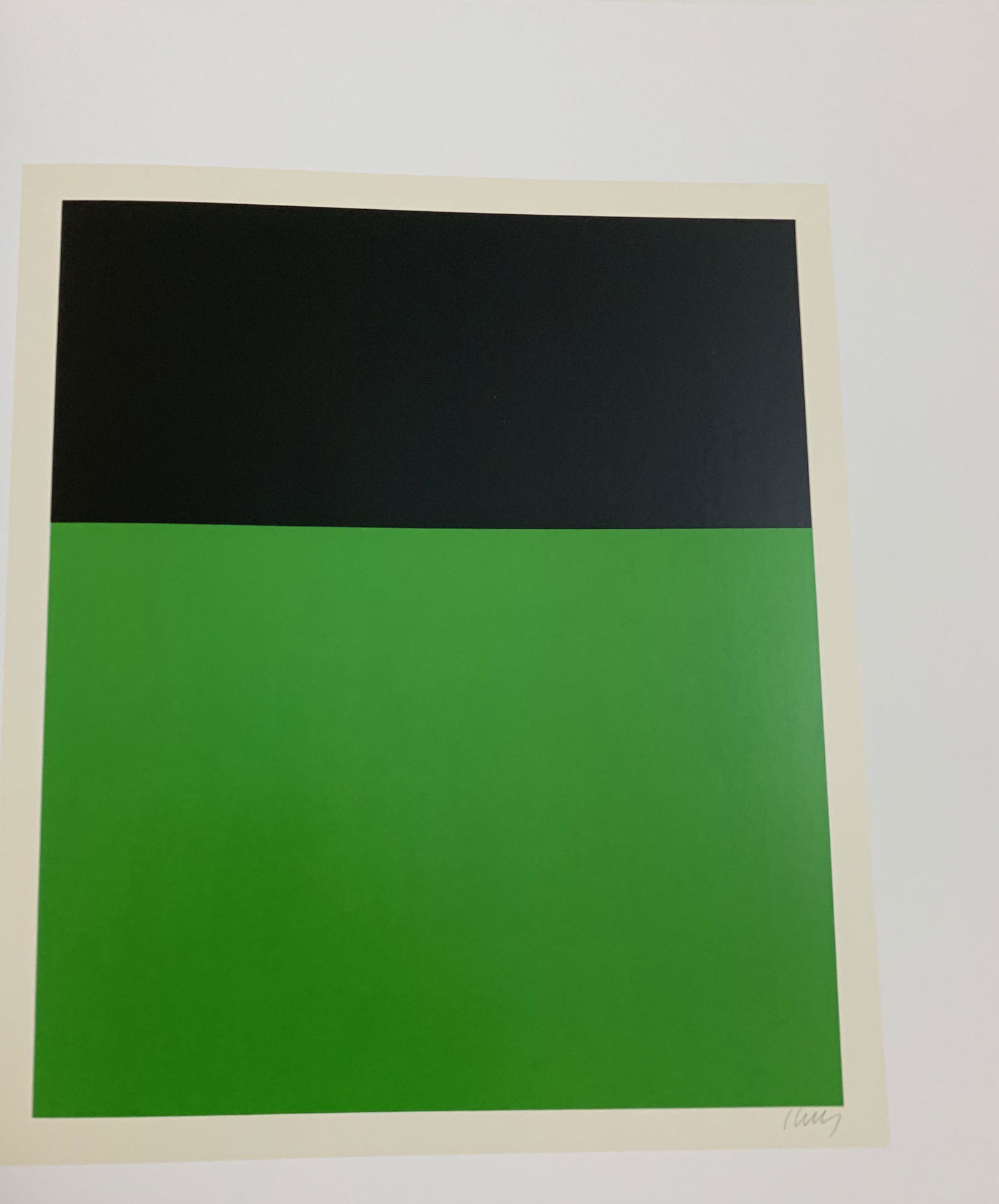 Ellsworth Kelly - Black, Colored Offset-lithograph (1 of 1)