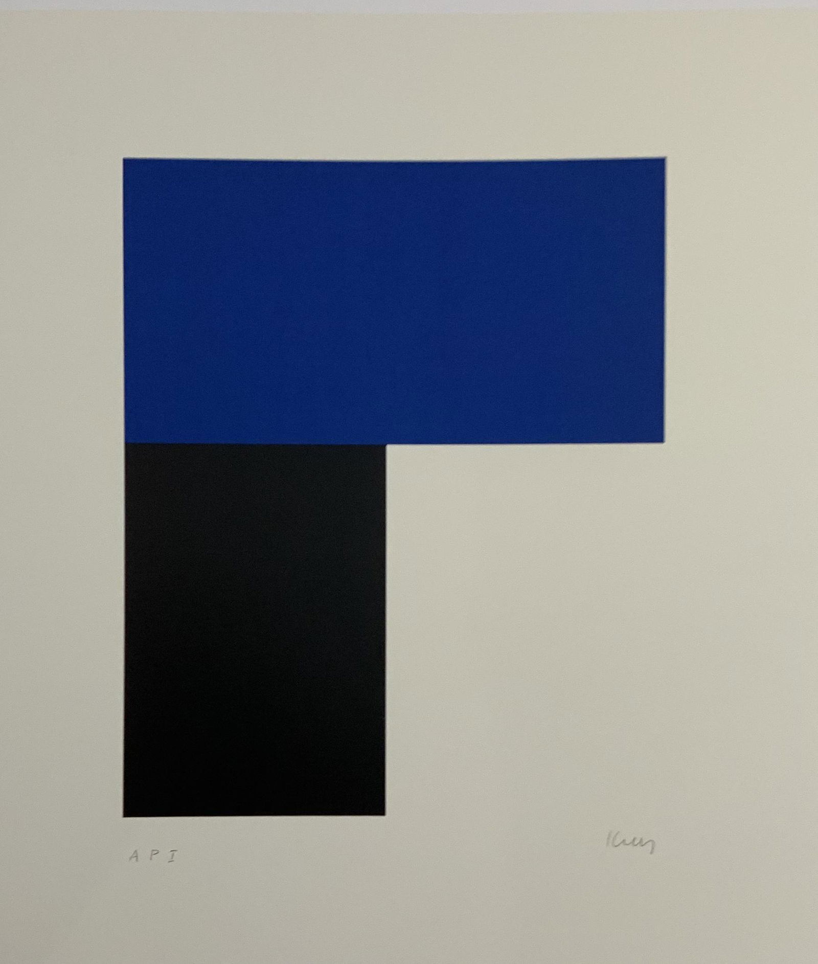 Ellsworth Kelly - Blue, Colored Offset-lithograph (1 of 1)