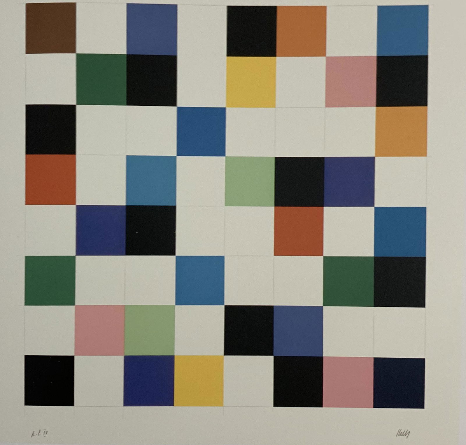Ellsworth Kelly - Colors, Colored Offset-lithograph (1 of 1)