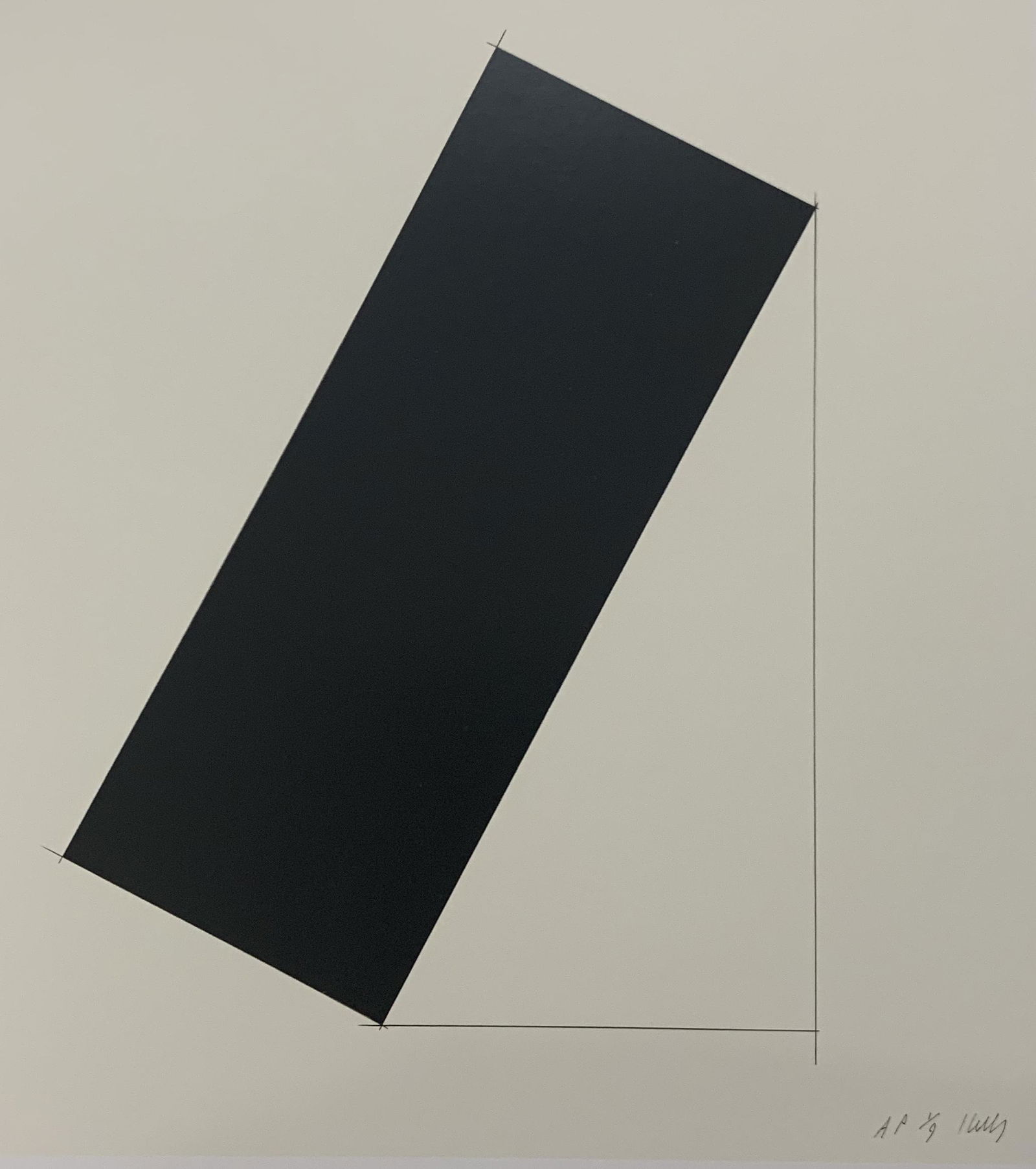 Ellsworth Kelly - Bandol, Colored Offset-lithograph (1 of 1)