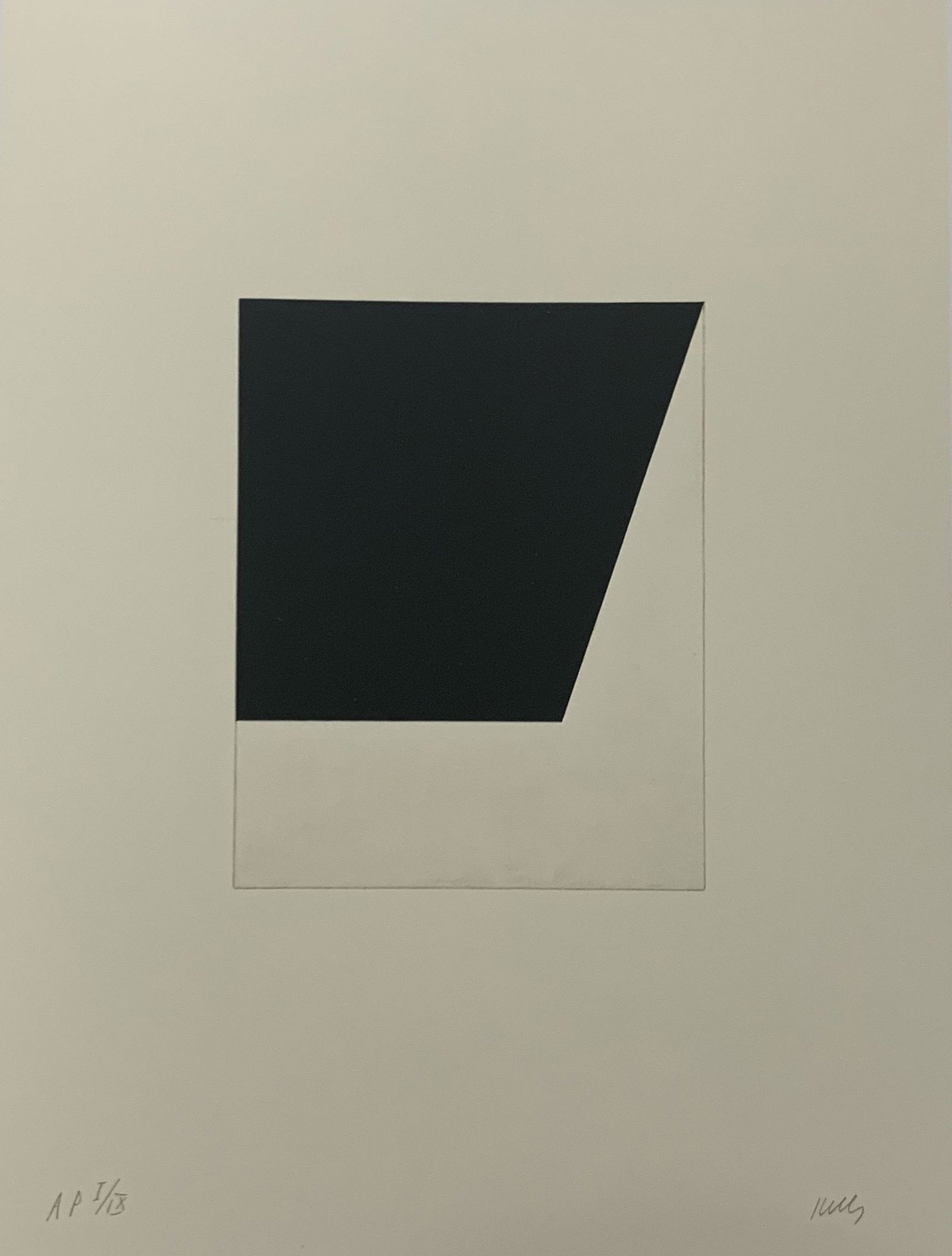 Ellsworth Kelly - Concorde IV, Colored Offset-litho (1 of 1)