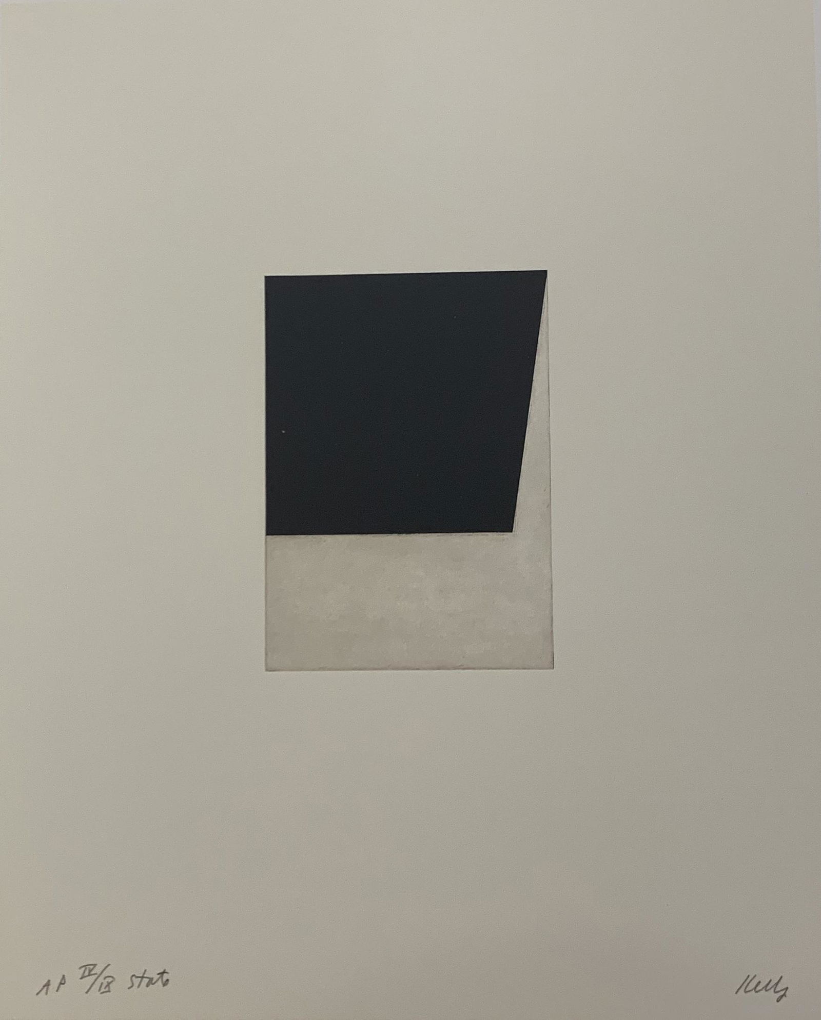 Ellsworth Kelly - Concorde V, Colored Offset-litho (1 of 1)