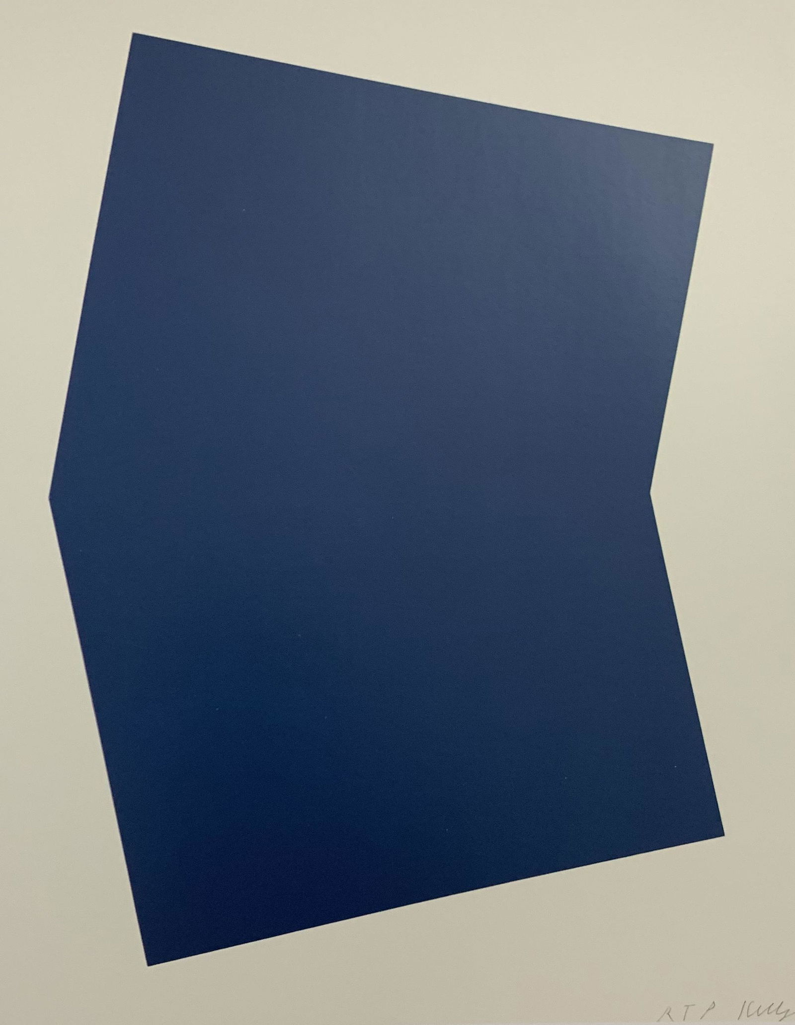 Ellsworth Kelly - Dark Blue, Colored Offset-litho (1 of 1)