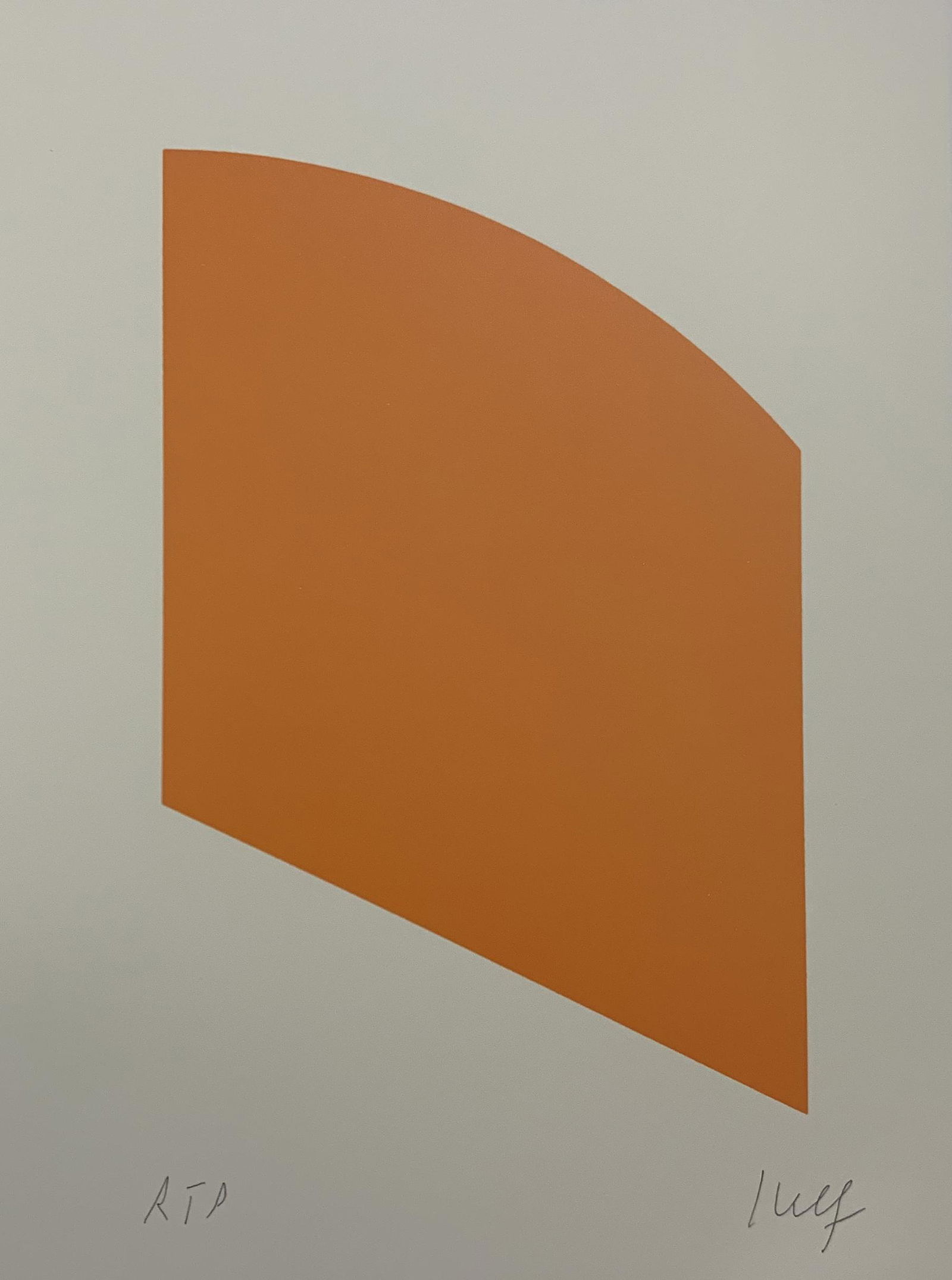 Ellsworth Kelly - Orange, Colored Offset-lithograph (1 of 1)
