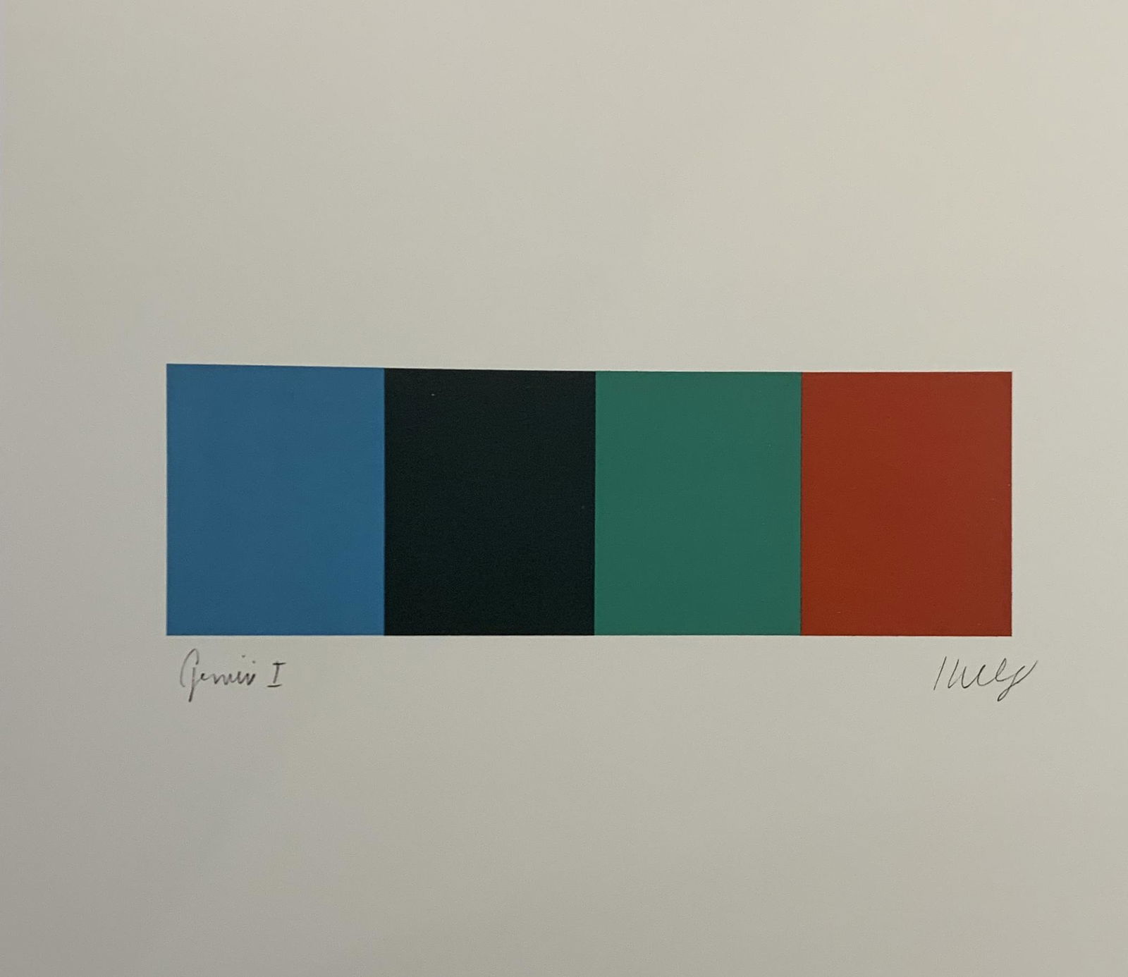 Ellsworth Kelly - Colored Offset-lithograph (1 of 1)