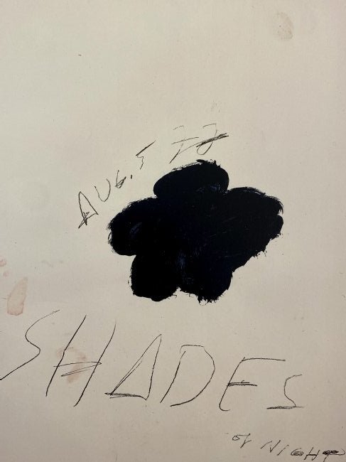 Cy Twombly Untitled, Offset Lithograph: CY TWOMBLY (1928-2011) Untitled Colored offset lithograph 8 3/4" x 6" (image size)
