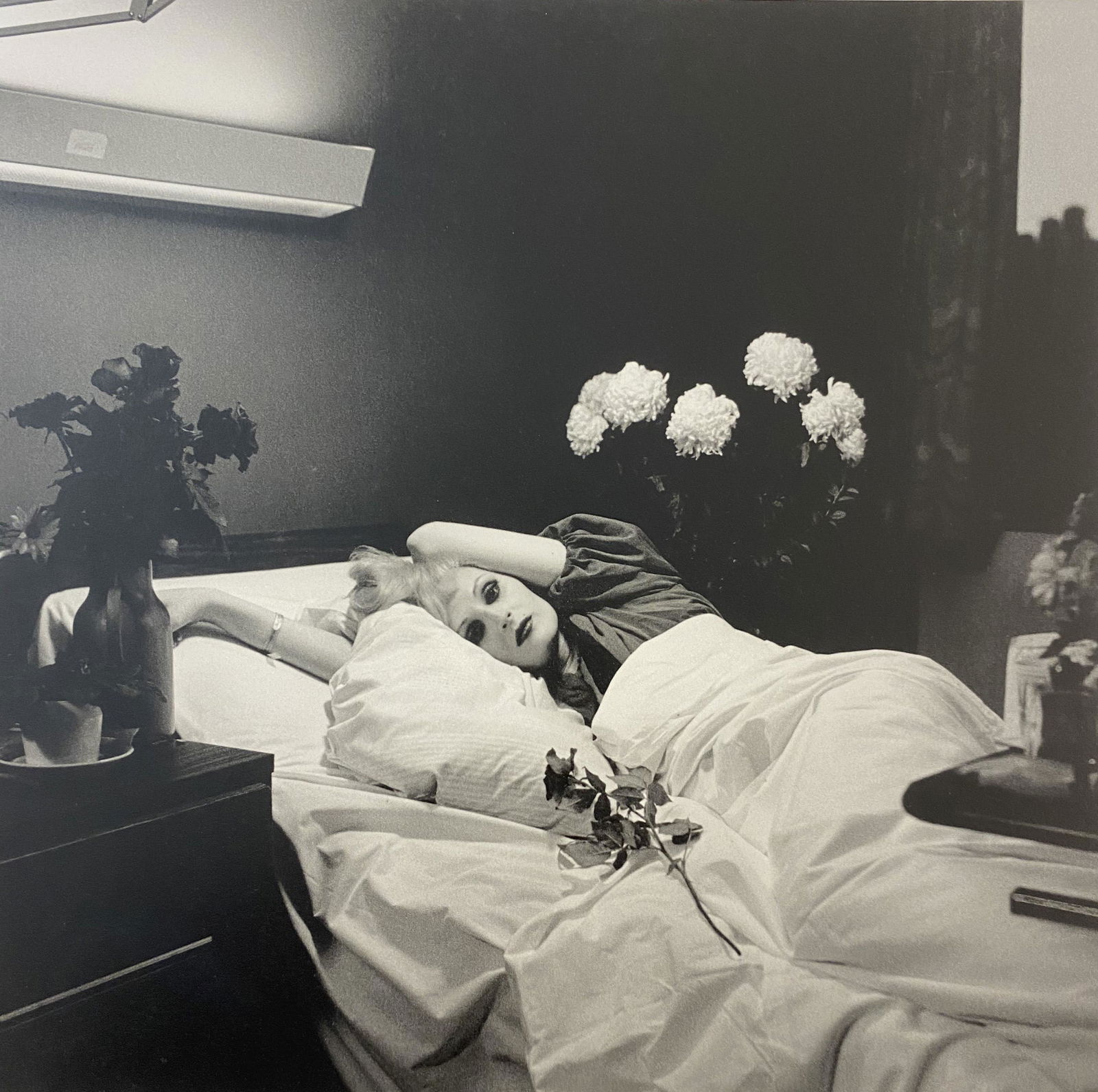 Peter Hujar Candy Darling Photo Litho: PETER HUJAR (1934-1987) Candy Darling on her Death Bed Photo-litho 8 ½” x 8 ½”