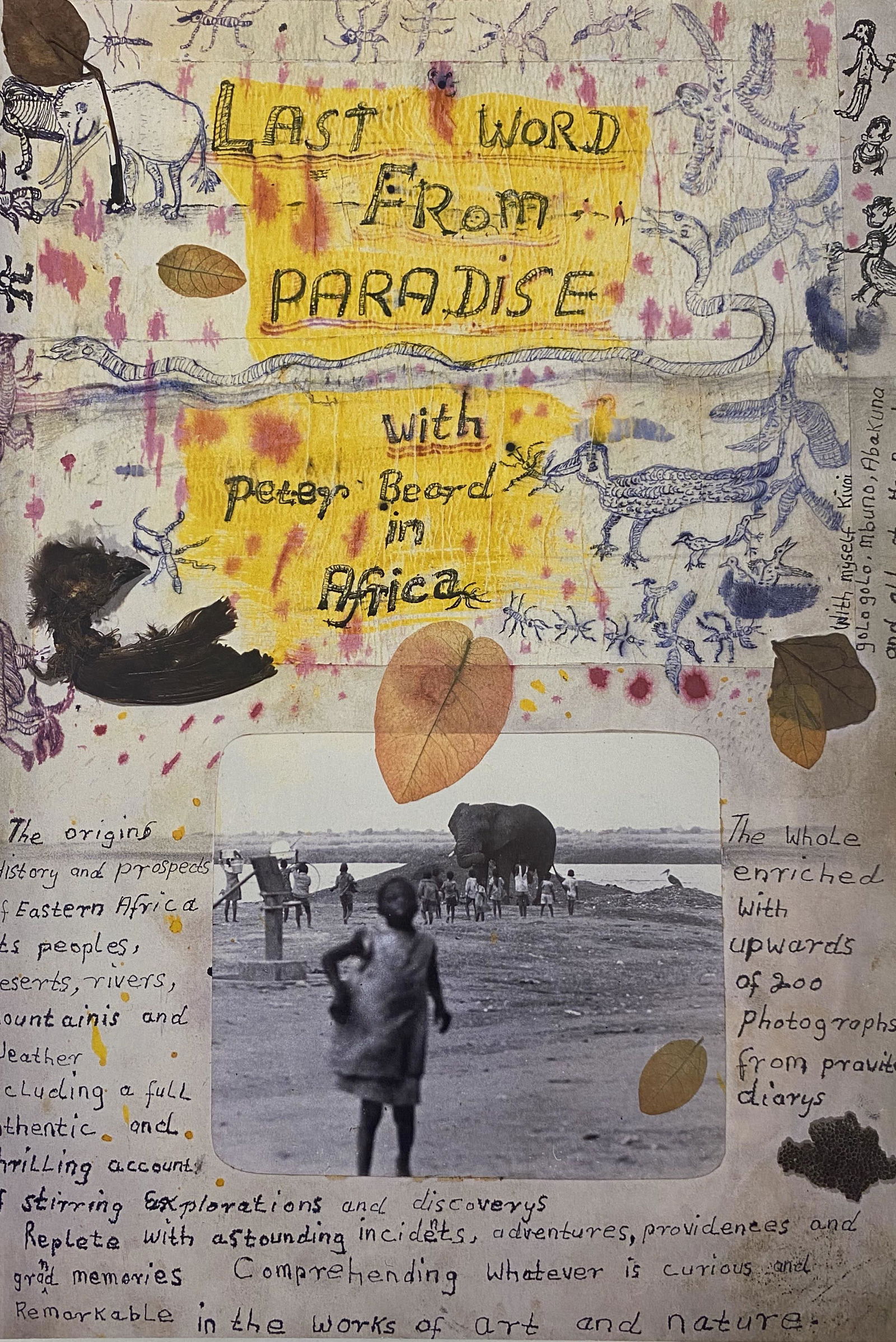 Peter Beard Last Word Paradise Photo Litho: PETER BEARD (1938-2020) Last Word From Paradise Photo litho 14 ½” x 10” Printed circa later 20th c.