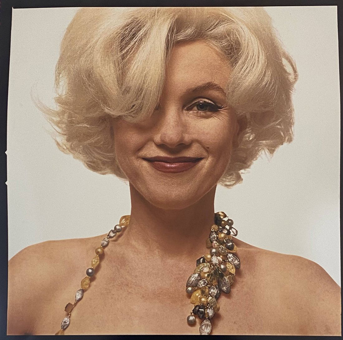 Bert Stern Marilyn Monroe Photograph: BERT STERN (1929-2013) Marilyn Monroe Photograph in colors, printed later 20 3/4" x 20 3/4"