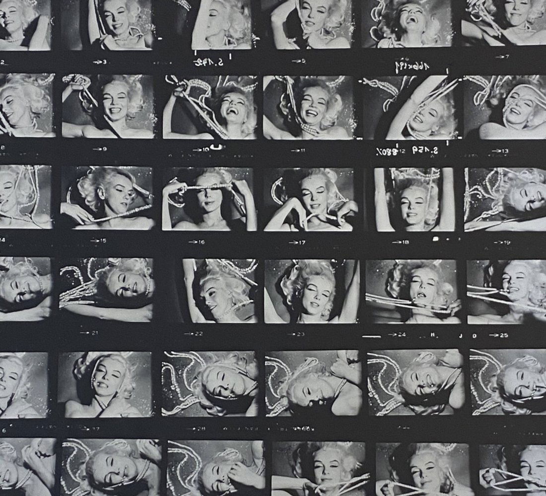 Bert Stern Marilyn Monroe Photograph: BERT STERN (1929-2013) Marilyn Monroe Photograph in colors, printed later 20 3/4" x 20 3/4"