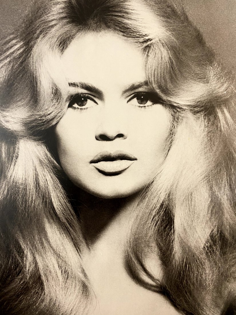 Richard Avedon - Brigitte Bardot: RICHARD AVEDON (1923-2004) Brigitte Bardot, Hair by Alexandre, Paris Studio Sheet-fed gravure printed circa second half 20th c. Century 13" x 10"